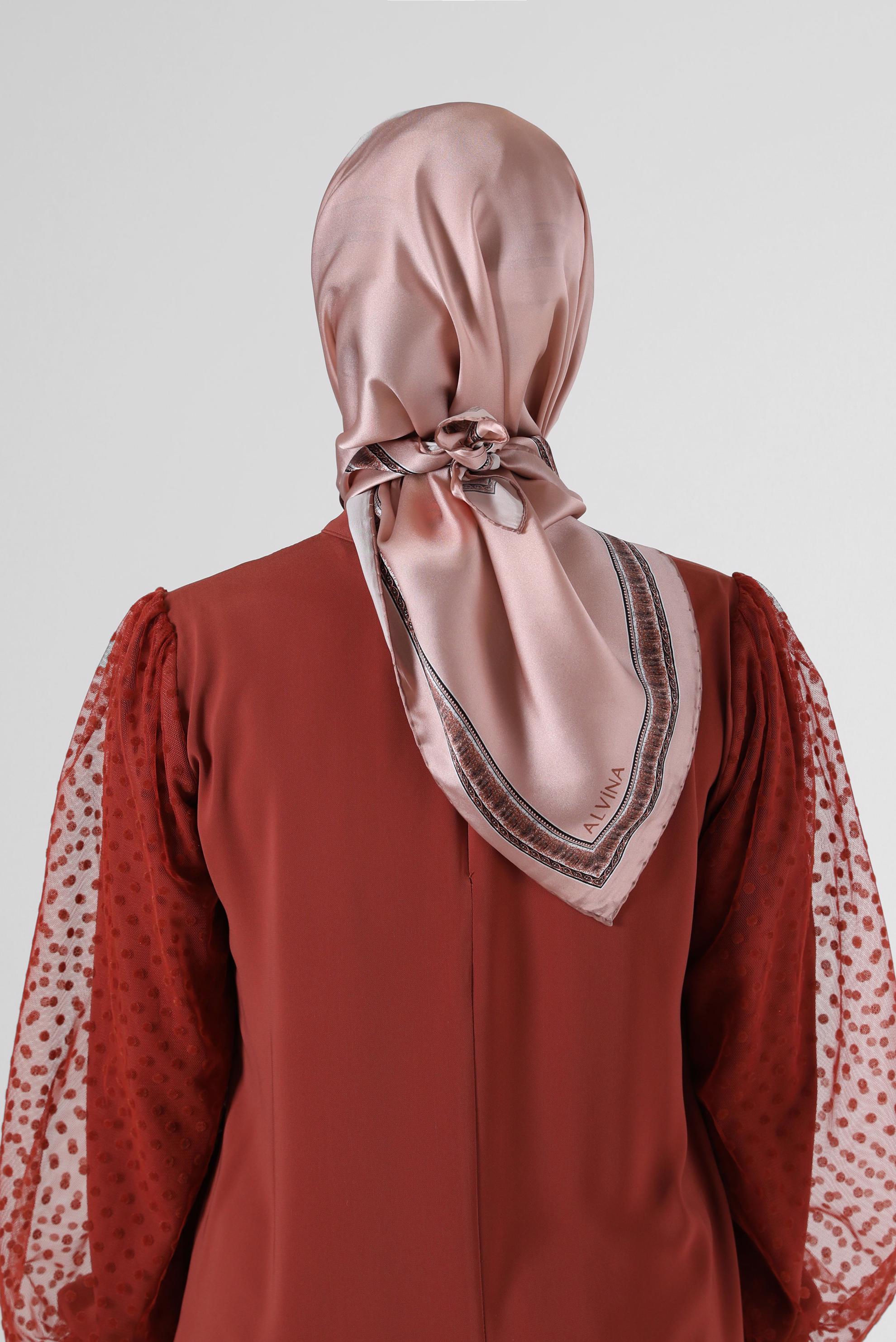 Hijab clothing POWDER ALVİNA SILK SCARF 6661 