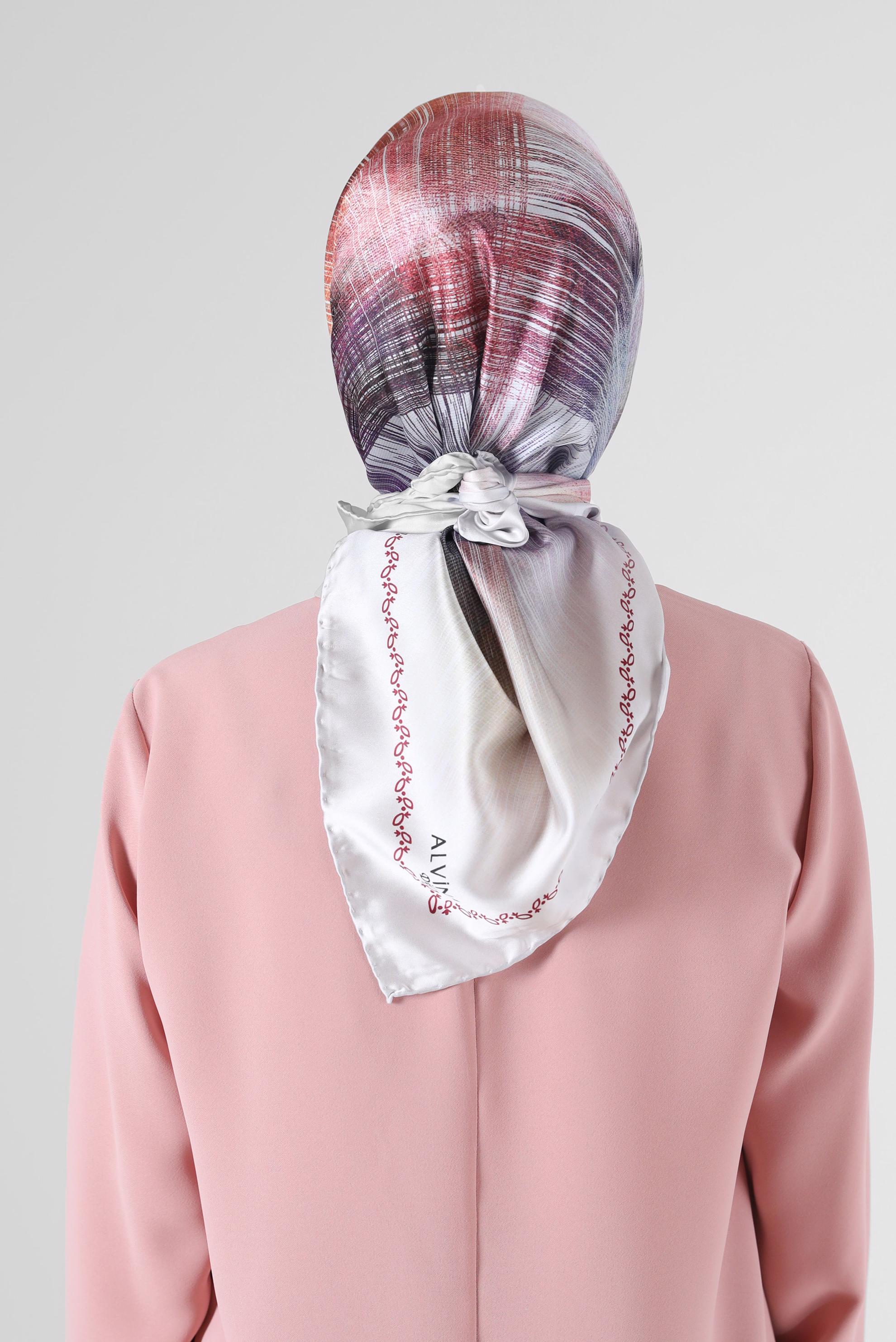 Tesettür giyim BEJ ALVİNA DİJİTAL EŞARP 8086 