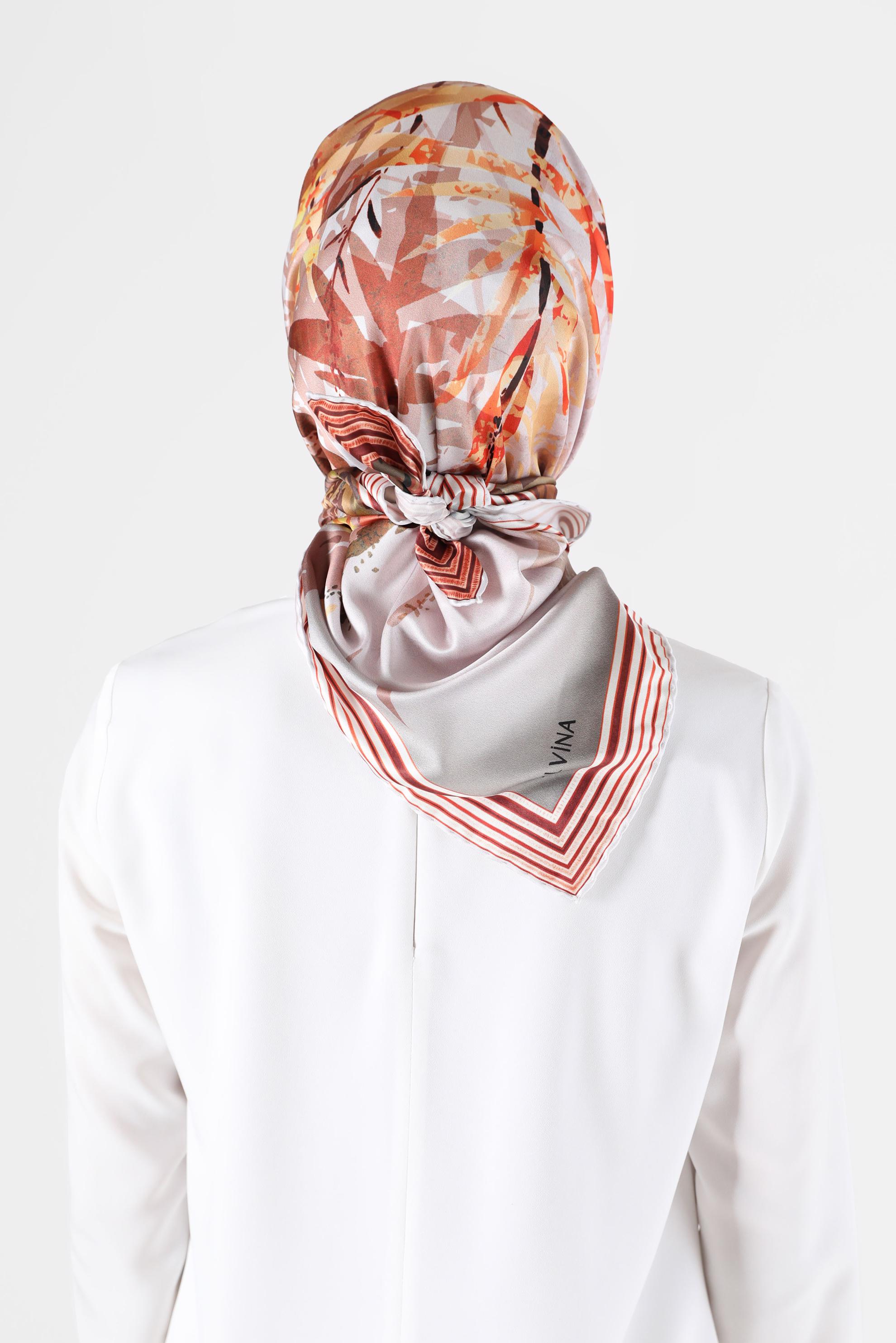 Tesettür giyim SİYAH ALVİNA DİJİTAL EŞARP 23998 