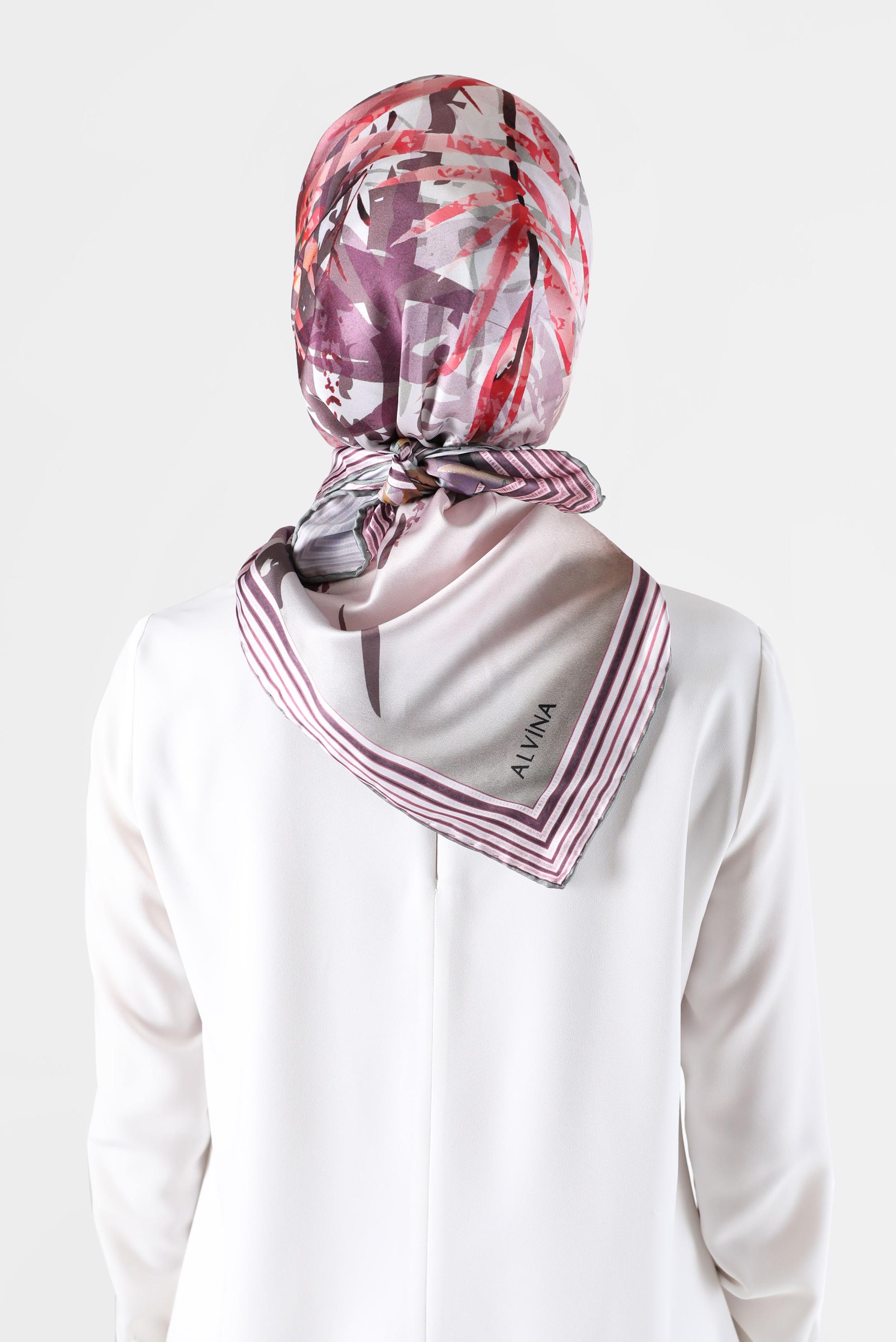 Tesettür giyim MOR ALVİNA DİJİTAL EŞARP 23998 