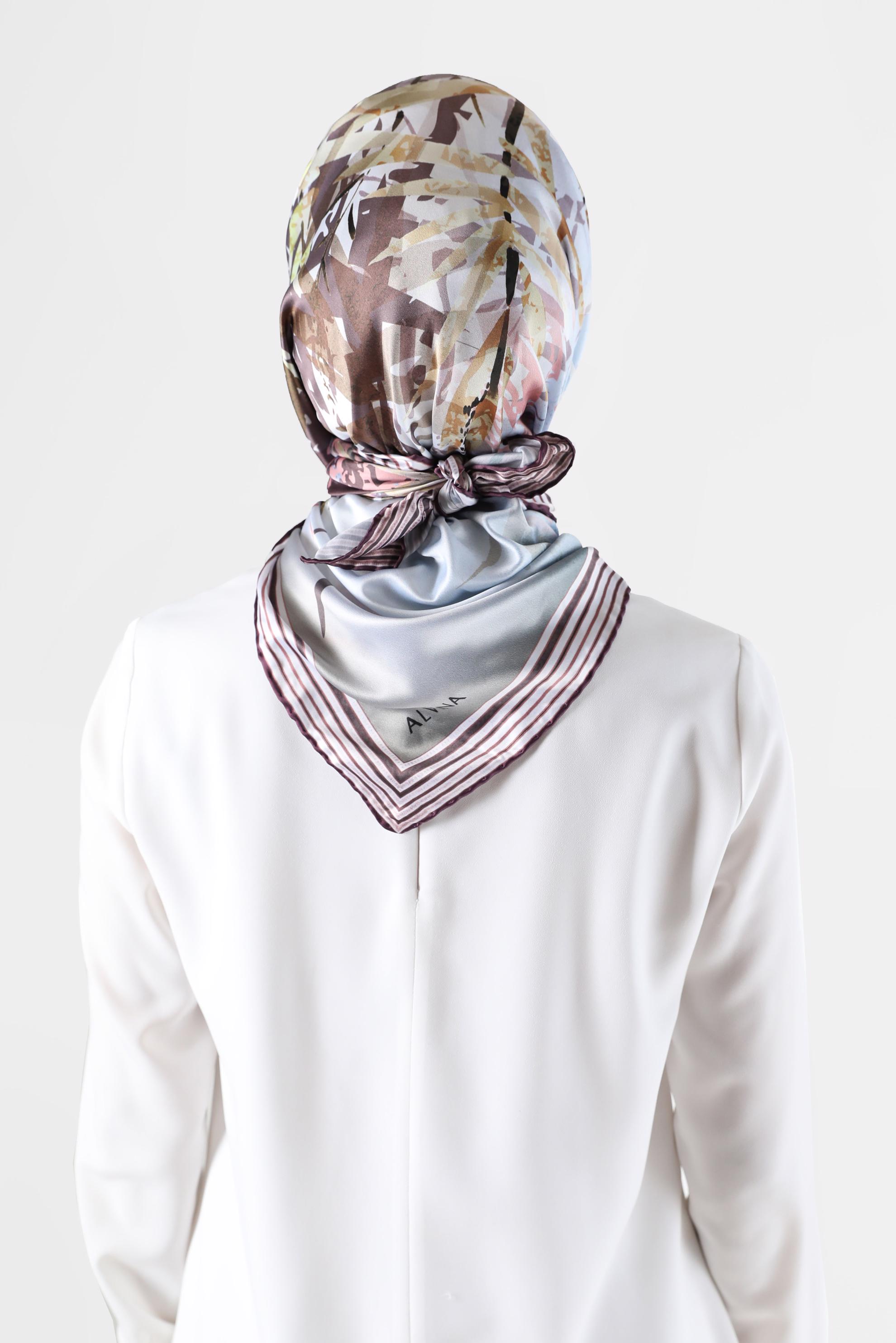 Tesettür giyim MÜRDÜM ALVİNA DİJİTAL EŞARP 23998 