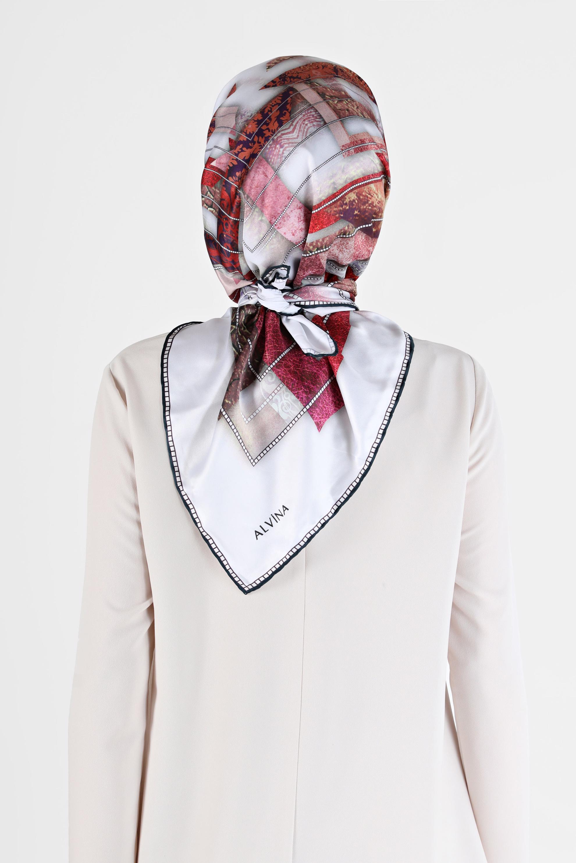 Tesettür giyim SİYAH 31469 ALVİNA DİJİTAL EŞARP