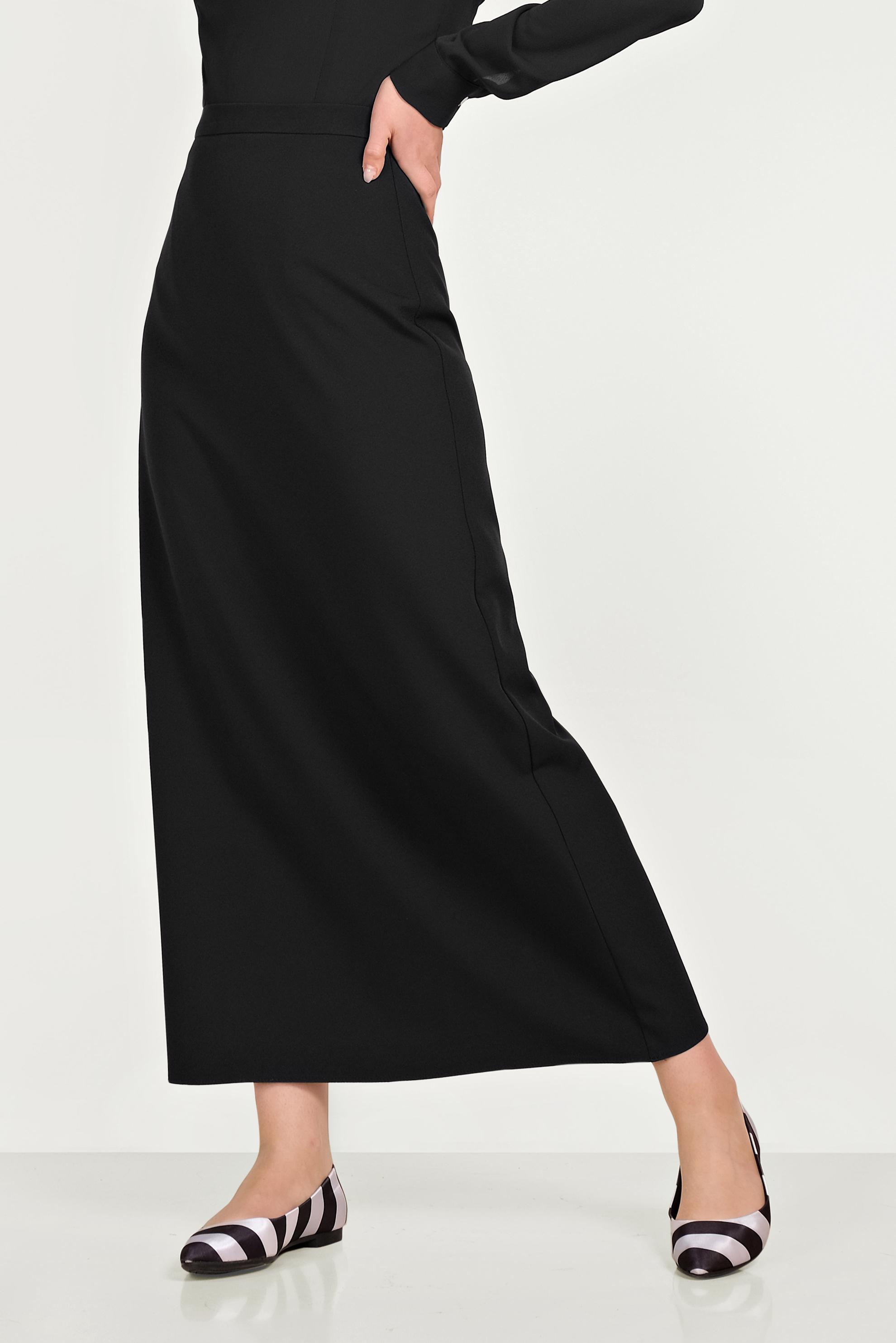 Tesettür giyim SİYAH YÜKSEK BEL ETEK 60068	