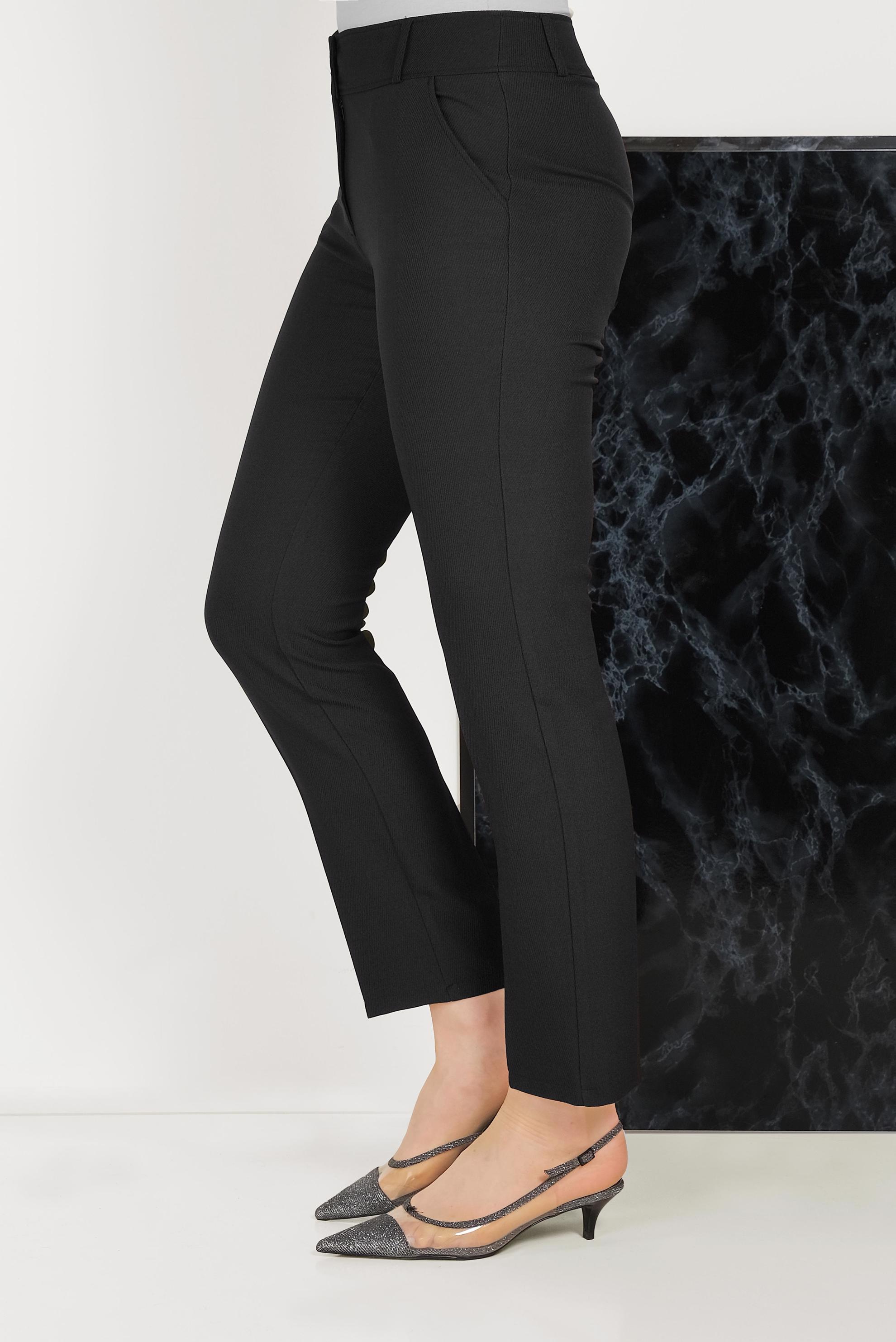 Hijab clothing BLACK CLASSIC POCKET DETAIL PANTS 70073 