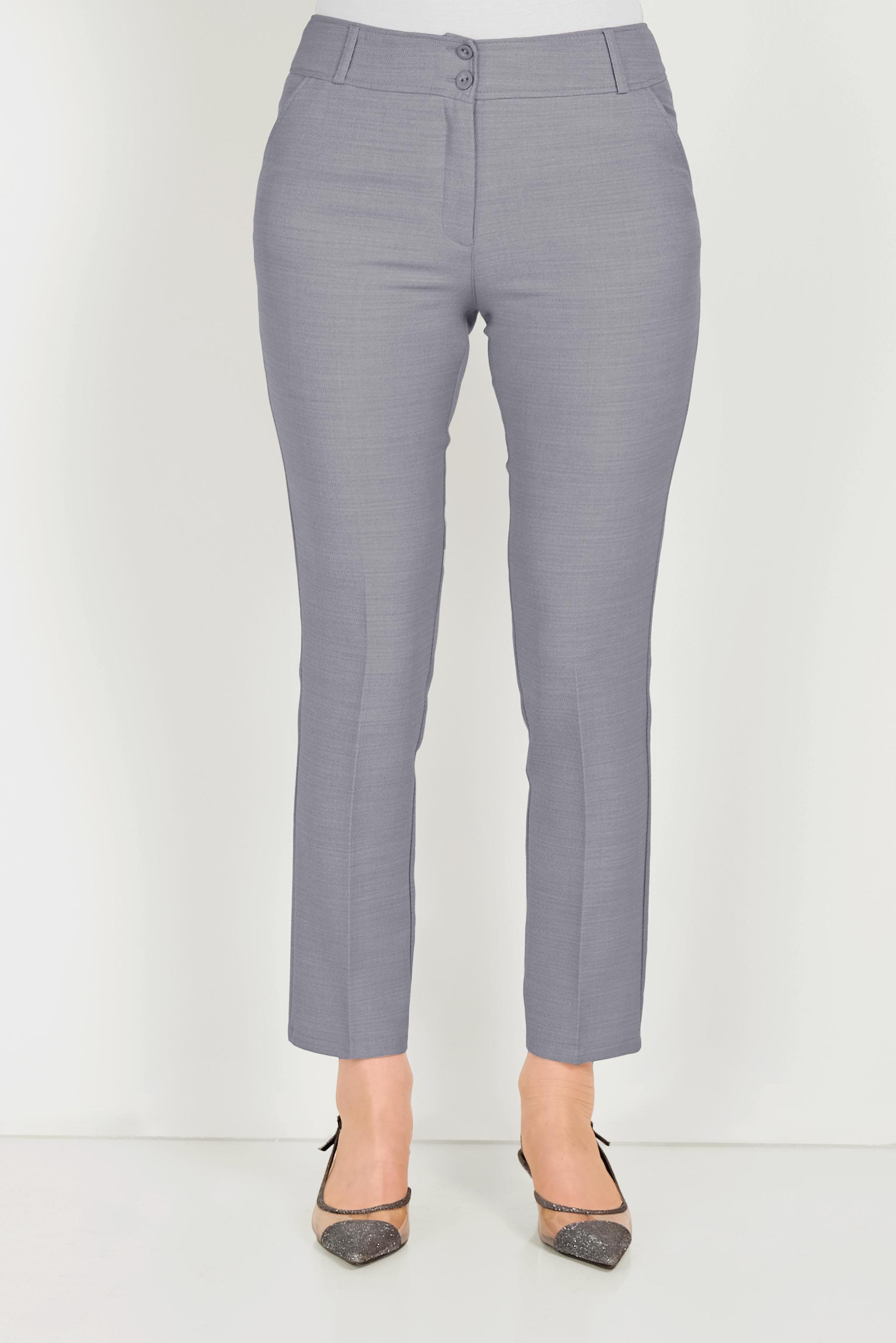 Hijab clothing GREY CLASSIC POCKET DETAIL PANTS 70073 