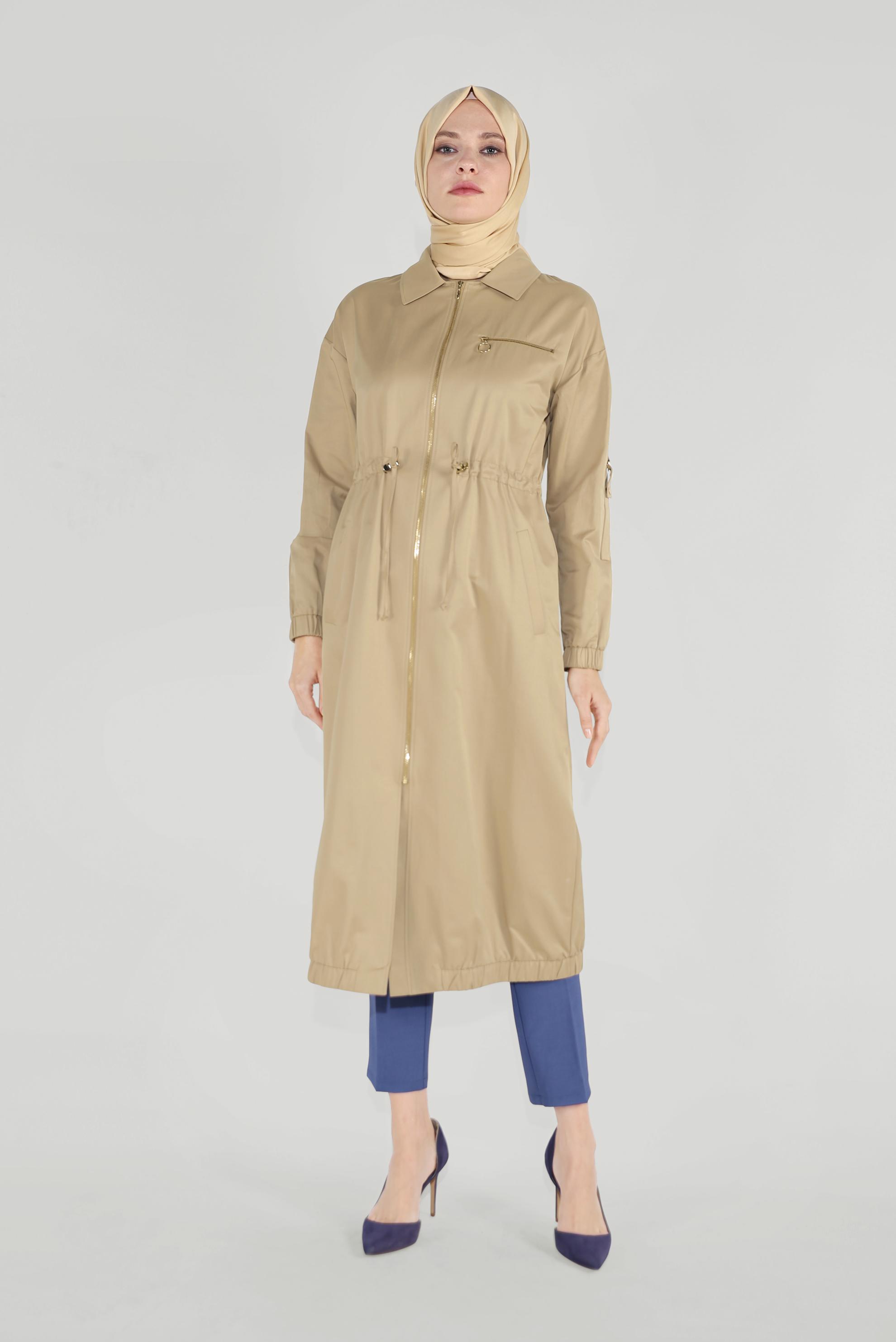 Vêtements hijab BLEU MARINE PANTALON CLASSIQUE AVEC POCHES 70073