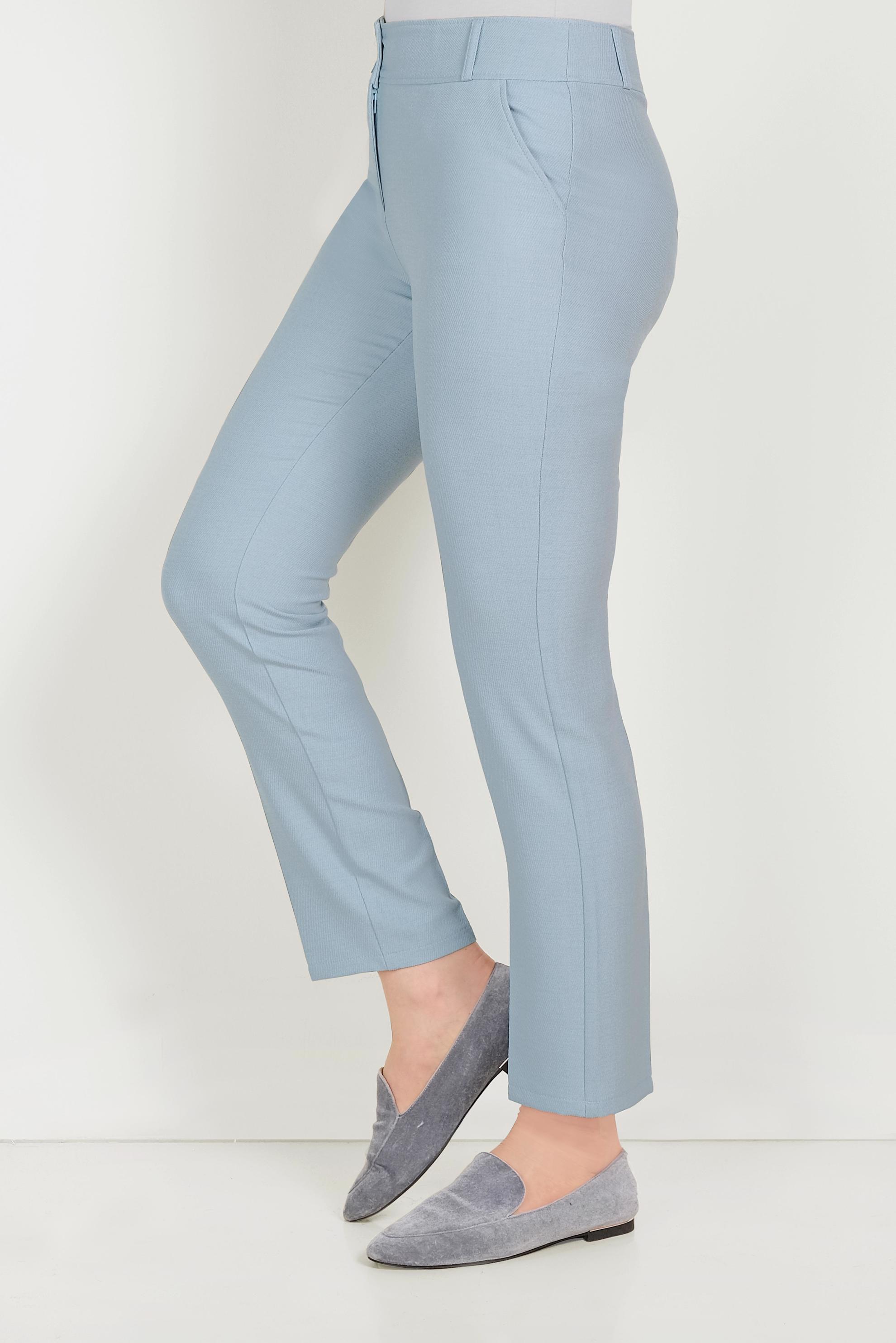 Vêtements hijab BLEU PANTALON CLASSIQUE AVEC POCHES 70073