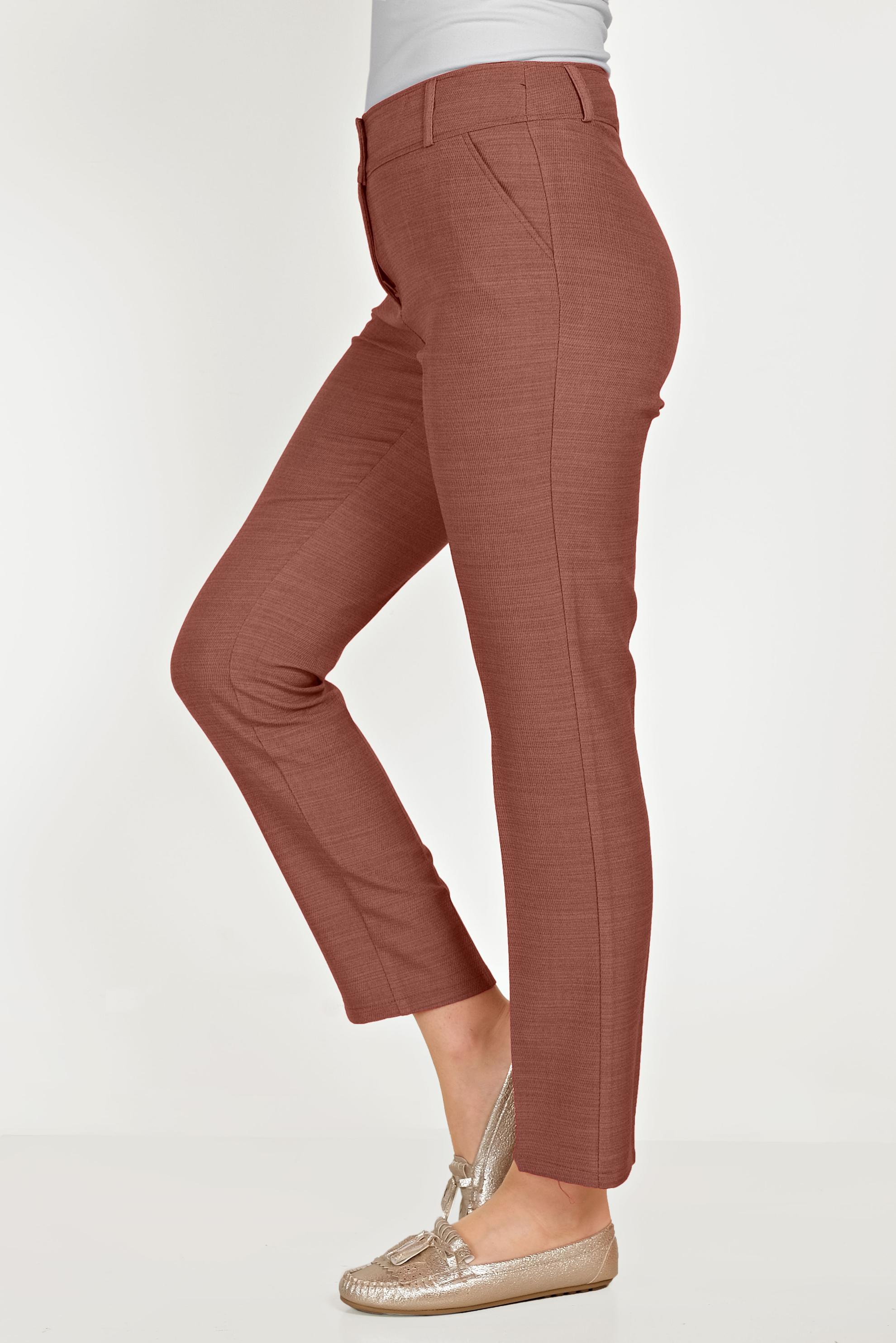 Vêtements hijab BRUN PANTALON CLASSIQUE AVEC POCHES 70073