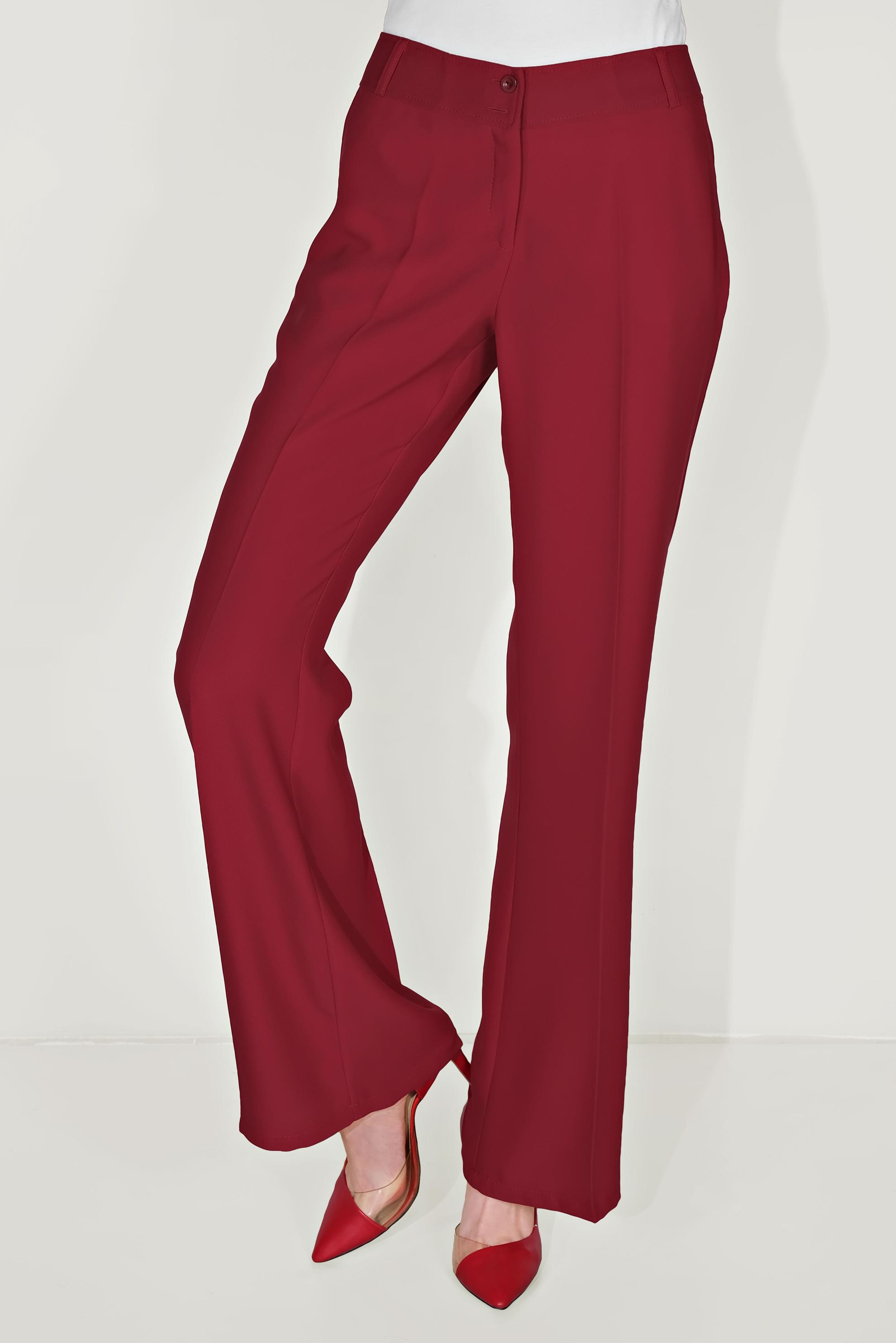 Tesettür giyim KIRMIZI CEPLİ PANTOLON 70087