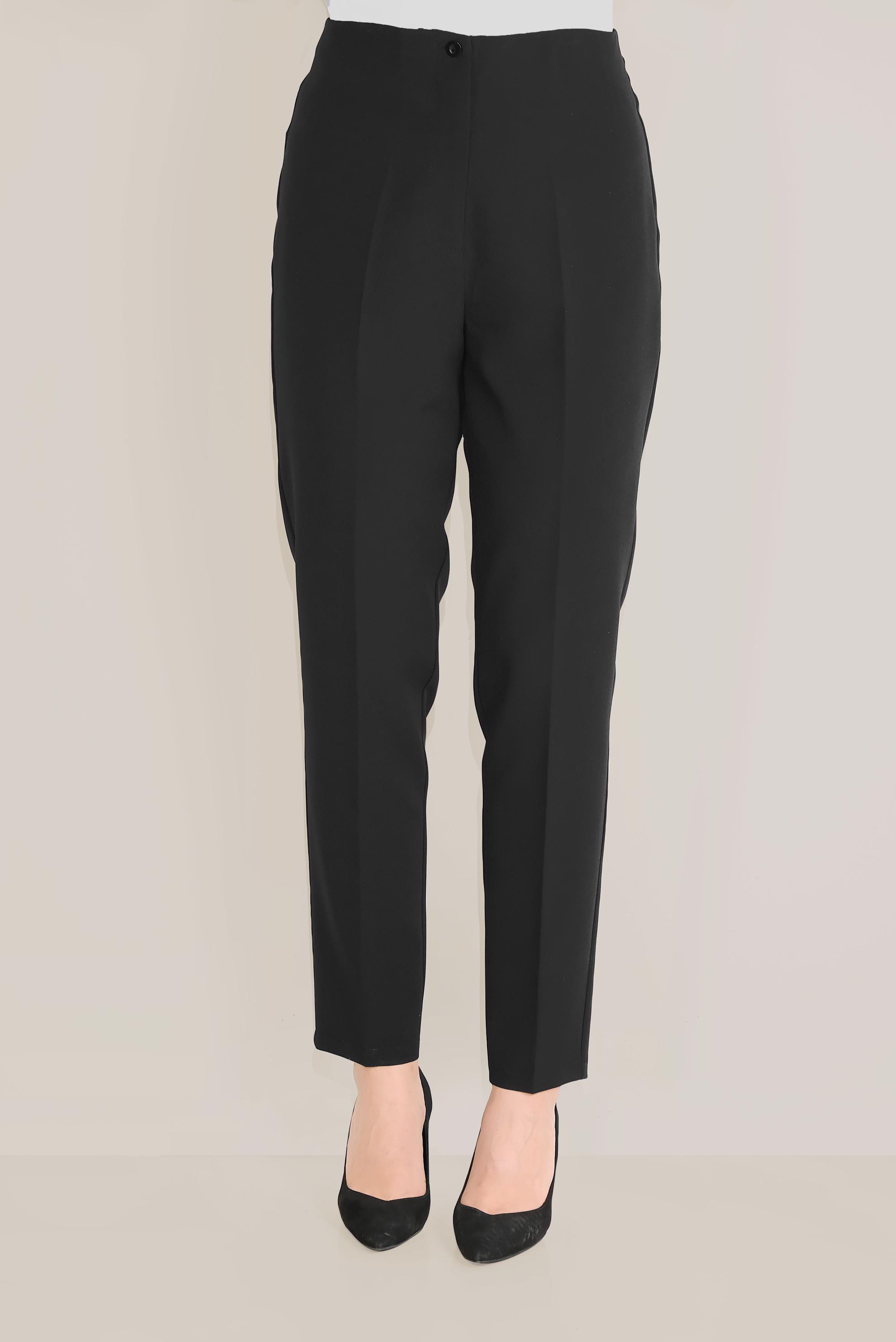 Tesettür giyim SİYAH YÜKSEK BEL KLASİK PANTOLON 70092 