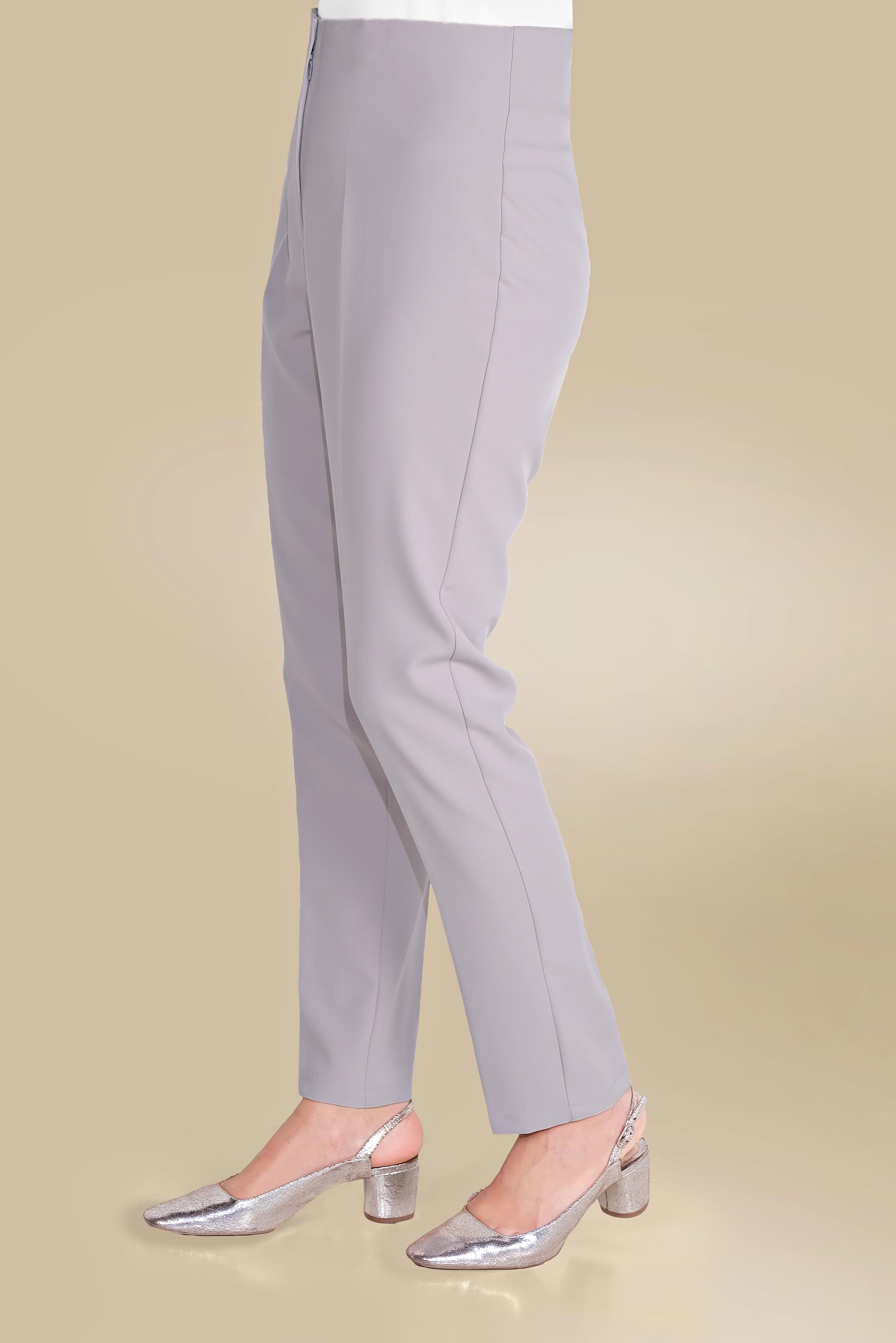 Tesettür giyim GRİ YÜKSEK BEL KLASİK PANTOLON 70092 