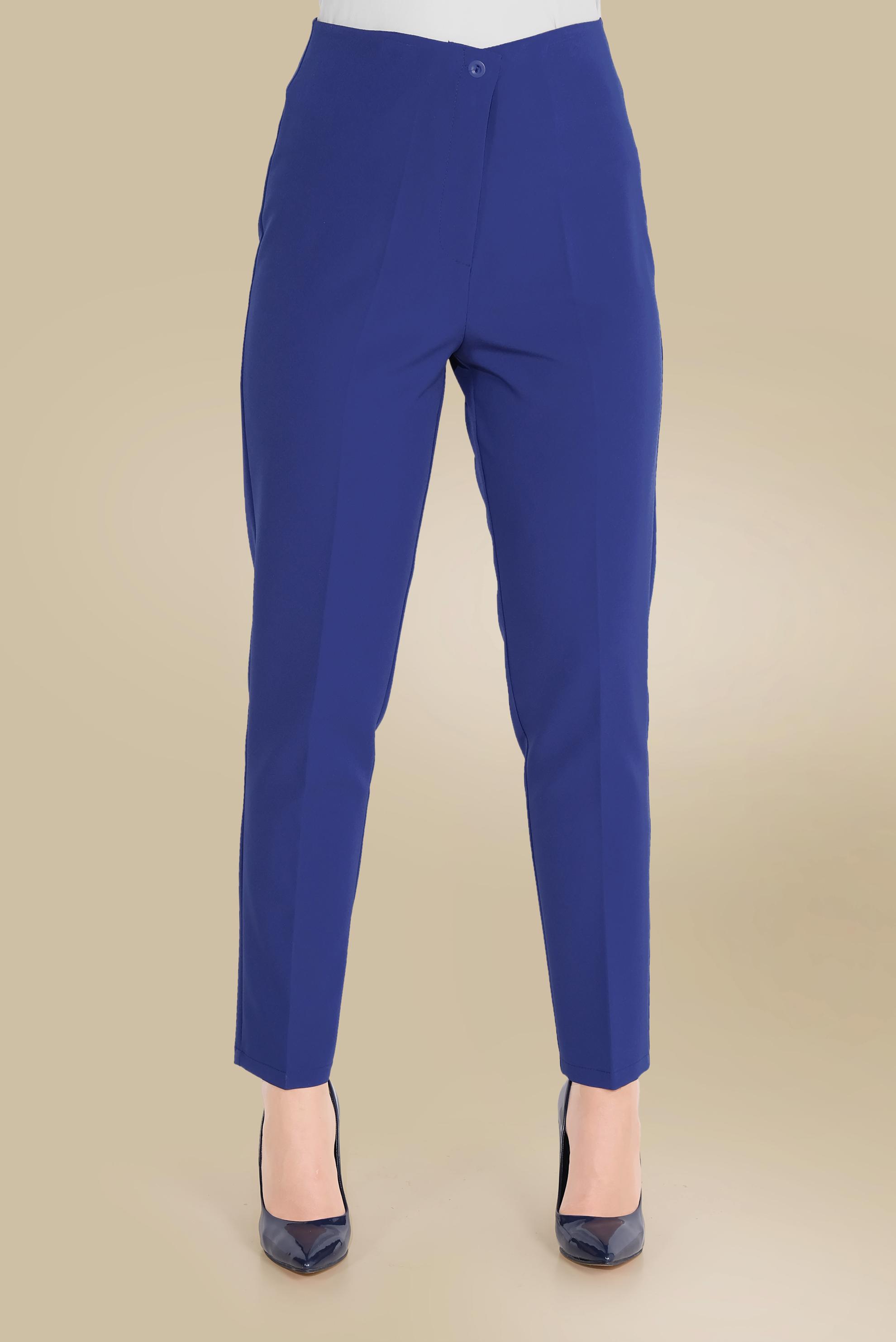 Tesettür giyim LACİVERT YÜKSEK BEL KLASİK PANTOLON 70092 