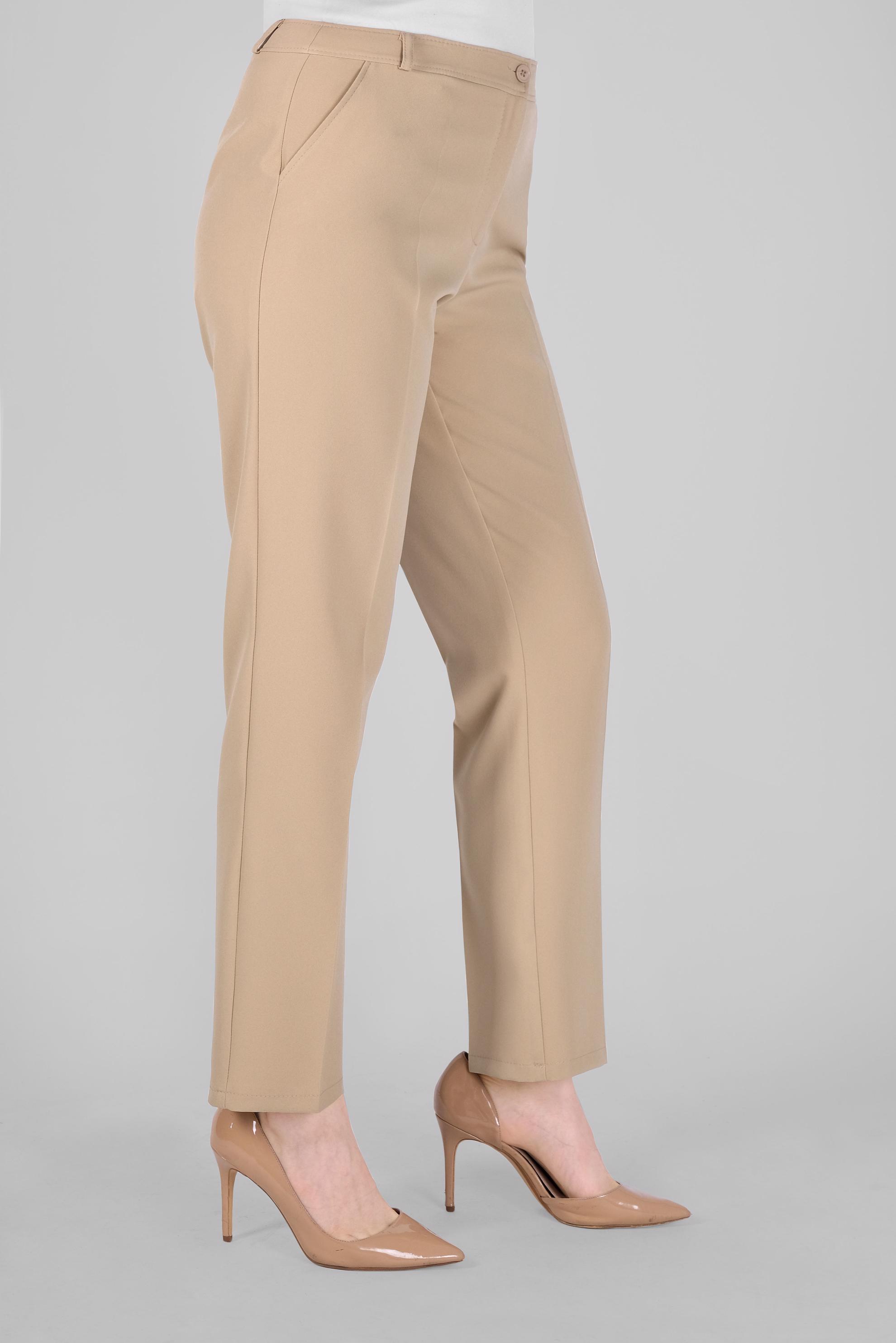 Tesettür giyim BEJ YÜKSEK BEL KLASİK PANTOLON 70164