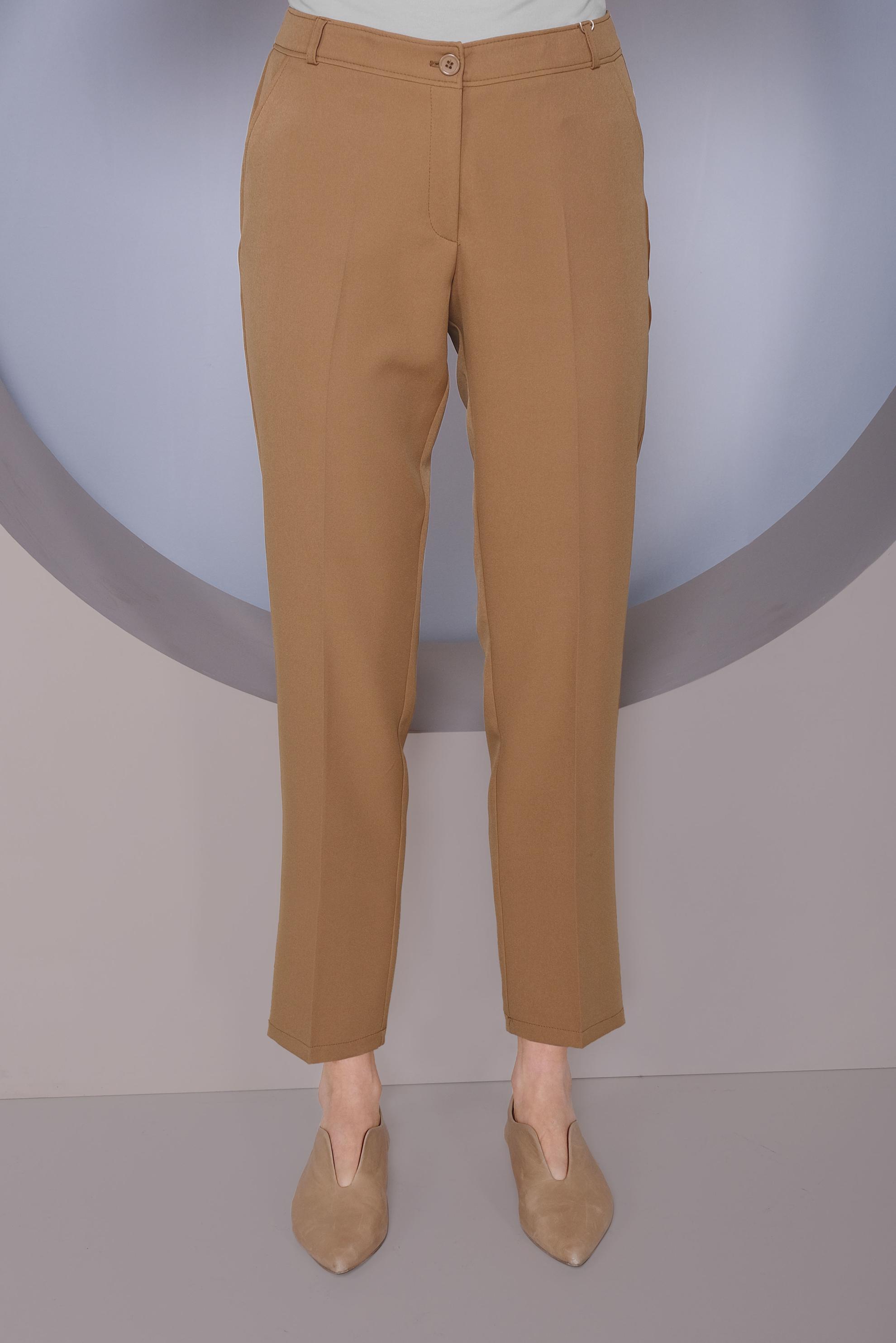 Tesettür giyim SARI YÜKSEK BEL KLASİK PANTOLON 70164