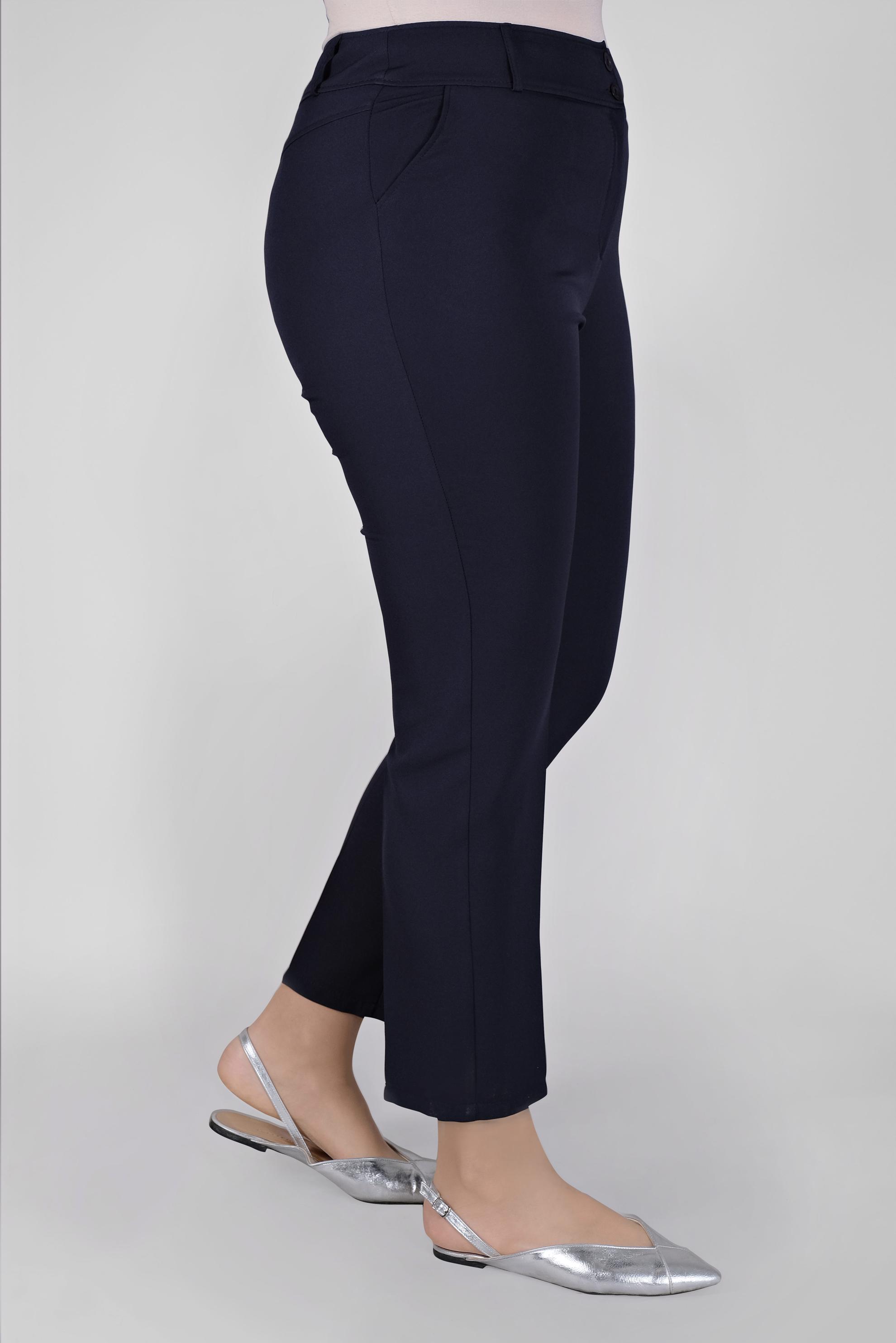 Tesettür giyim LACİVERT YÜKSEK BEL PANTOLON 70165