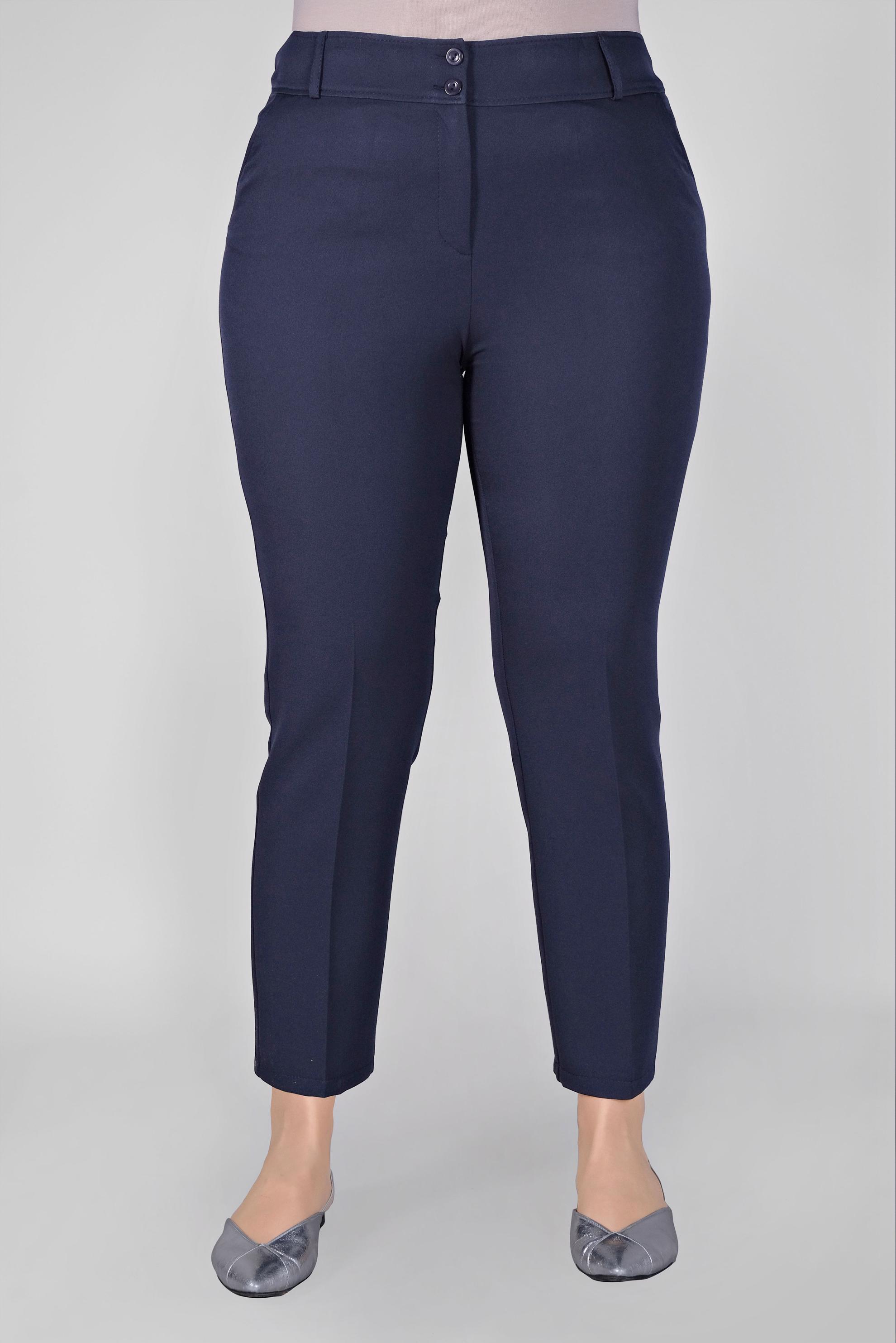 Tesettür giyim LACİVERT YÜKSEK BEL PANTOLON 70165