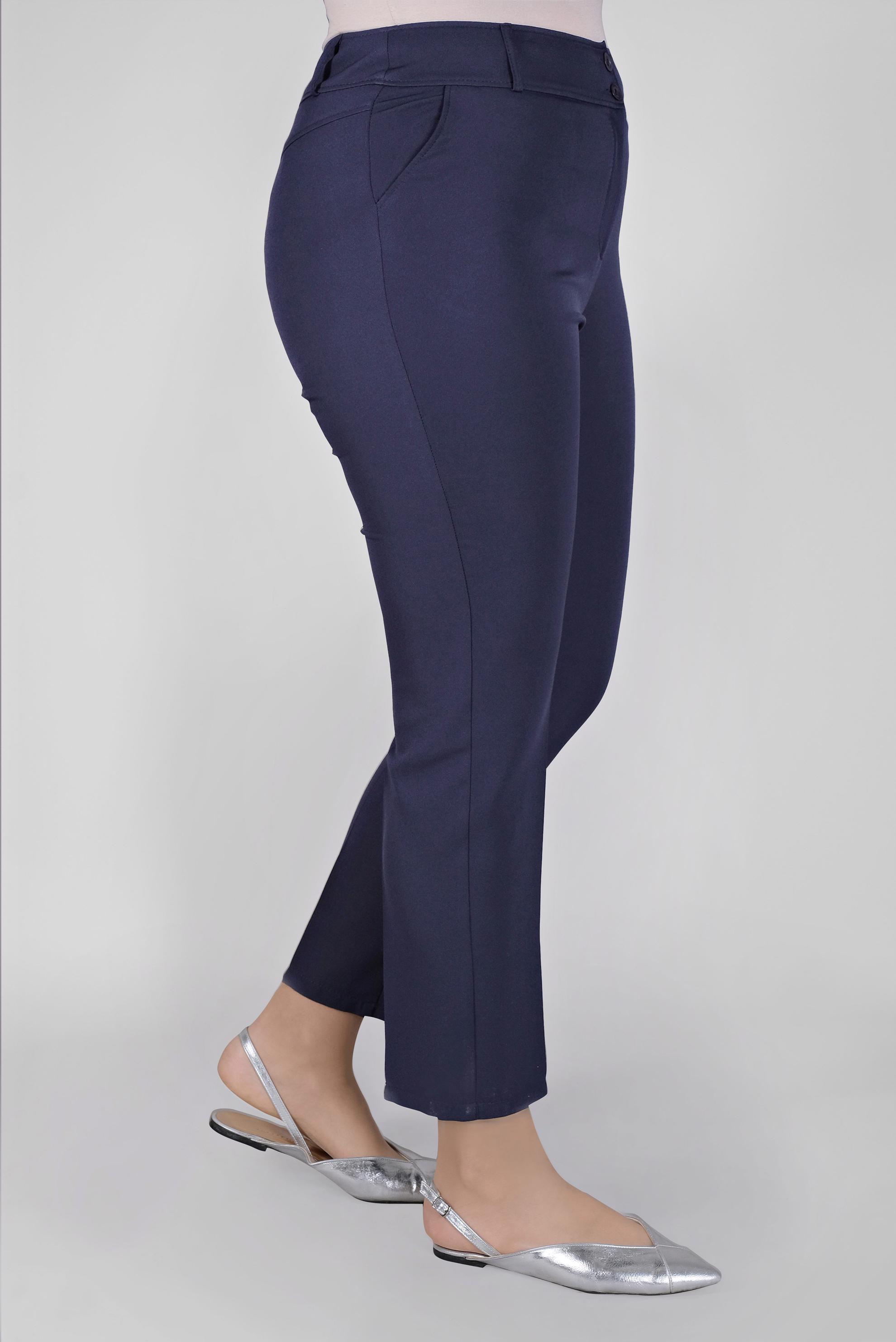 Tesettür giyim LACİVERT YÜKSEK BEL PANTOLON 70165