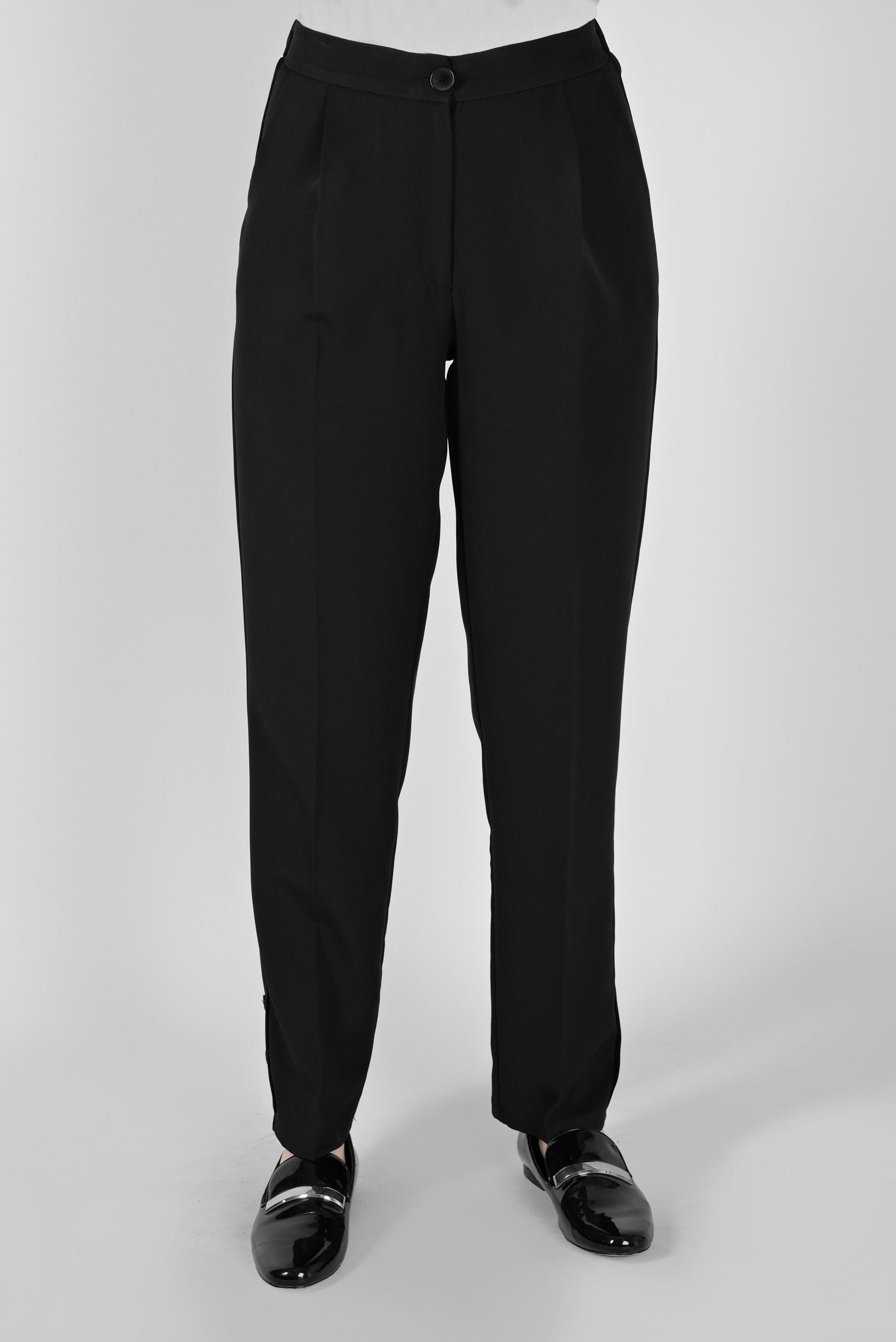 Tesettür giyim SİYAH HAVUÇ PANTOLON 70166 