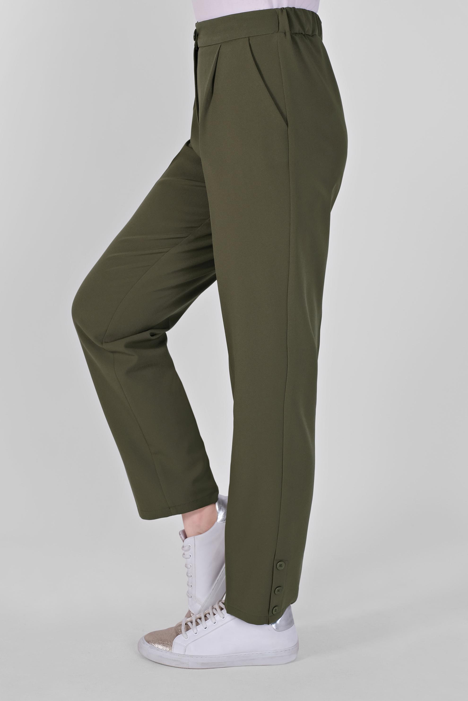 Tesettür giyim HAKİ HAVUÇ PANTOLON 70166 