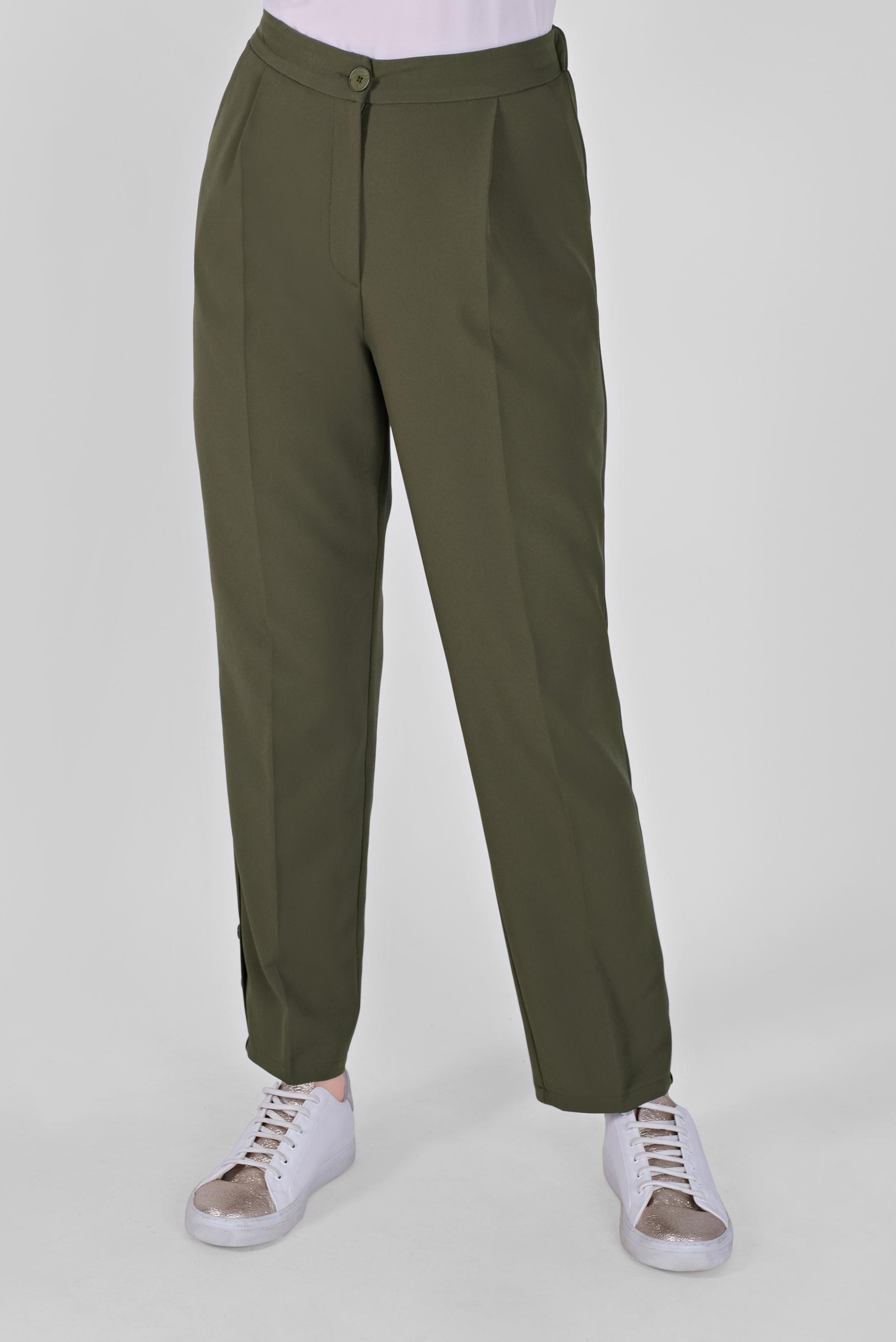 Tesettür giyim HAKİ HAVUÇ PANTOLON 70166 