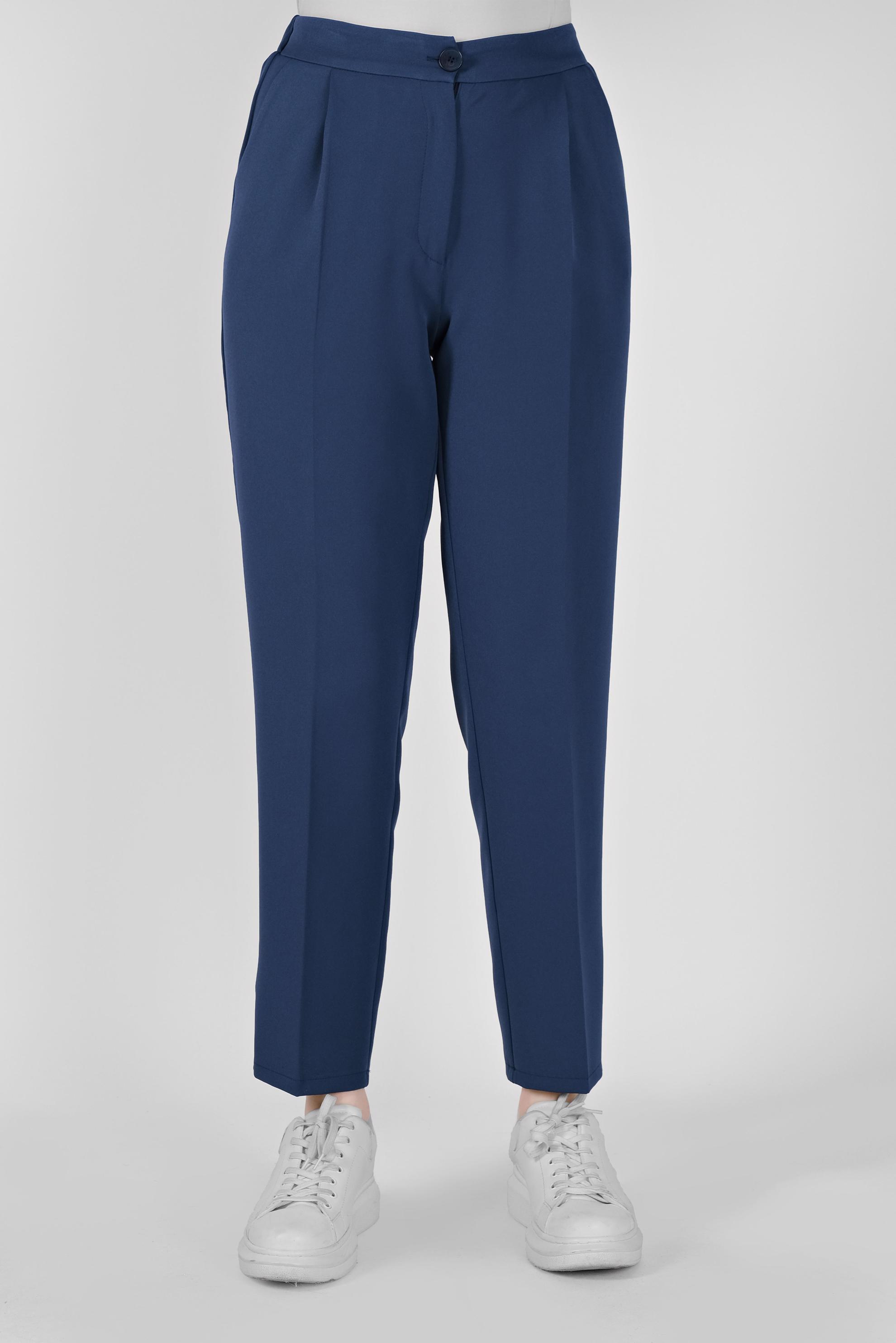 Tesettür giyim LACİVERT HAVUÇ PANTOLON 70166 