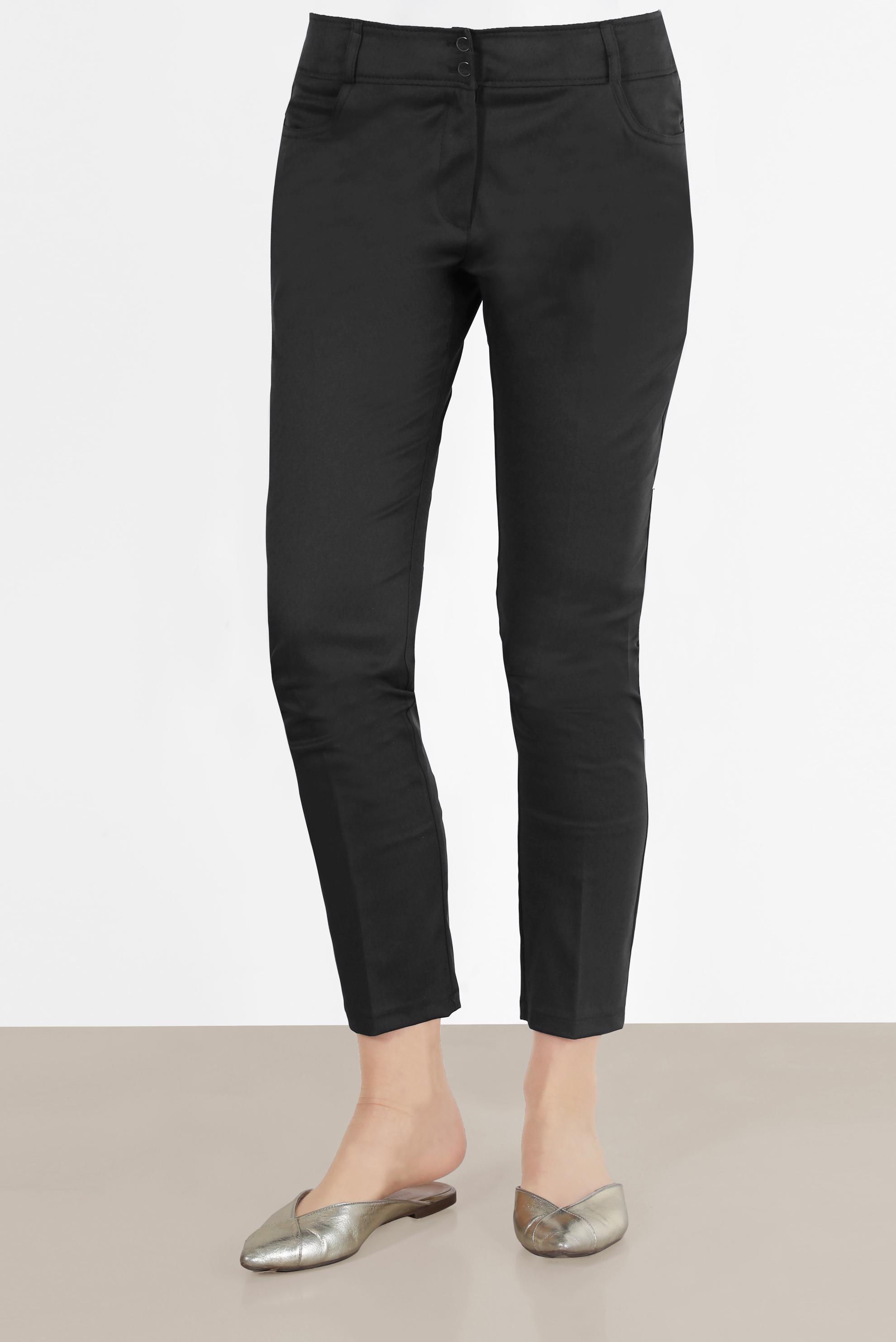 Tesettür giyim SİYAH DAR PAÇA PANTOLON 70174 