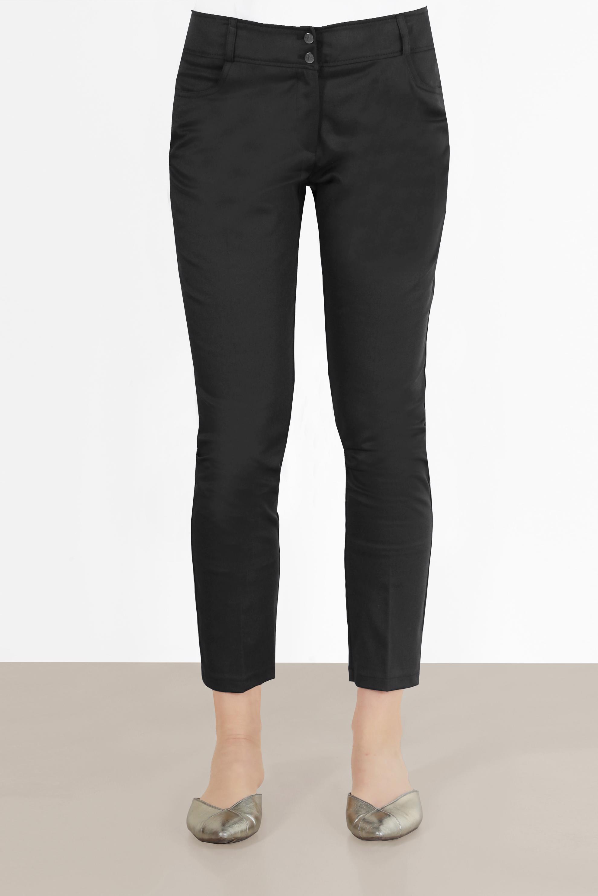 Tesettür giyim SİYAH DAR PAÇA PANTOLON 70174 