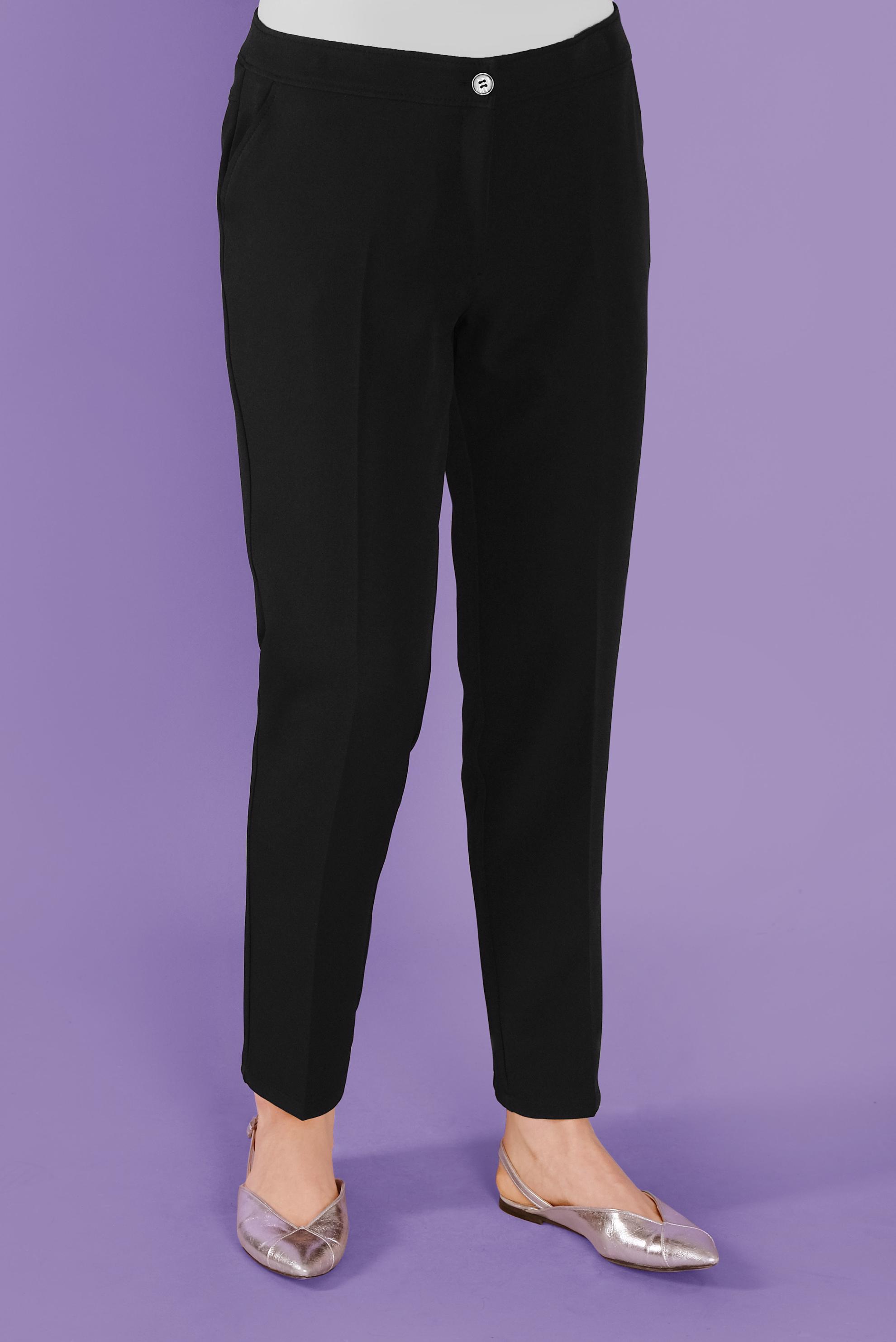 Hijab clothing BLACK SLIM-FIT PANTS 70175 