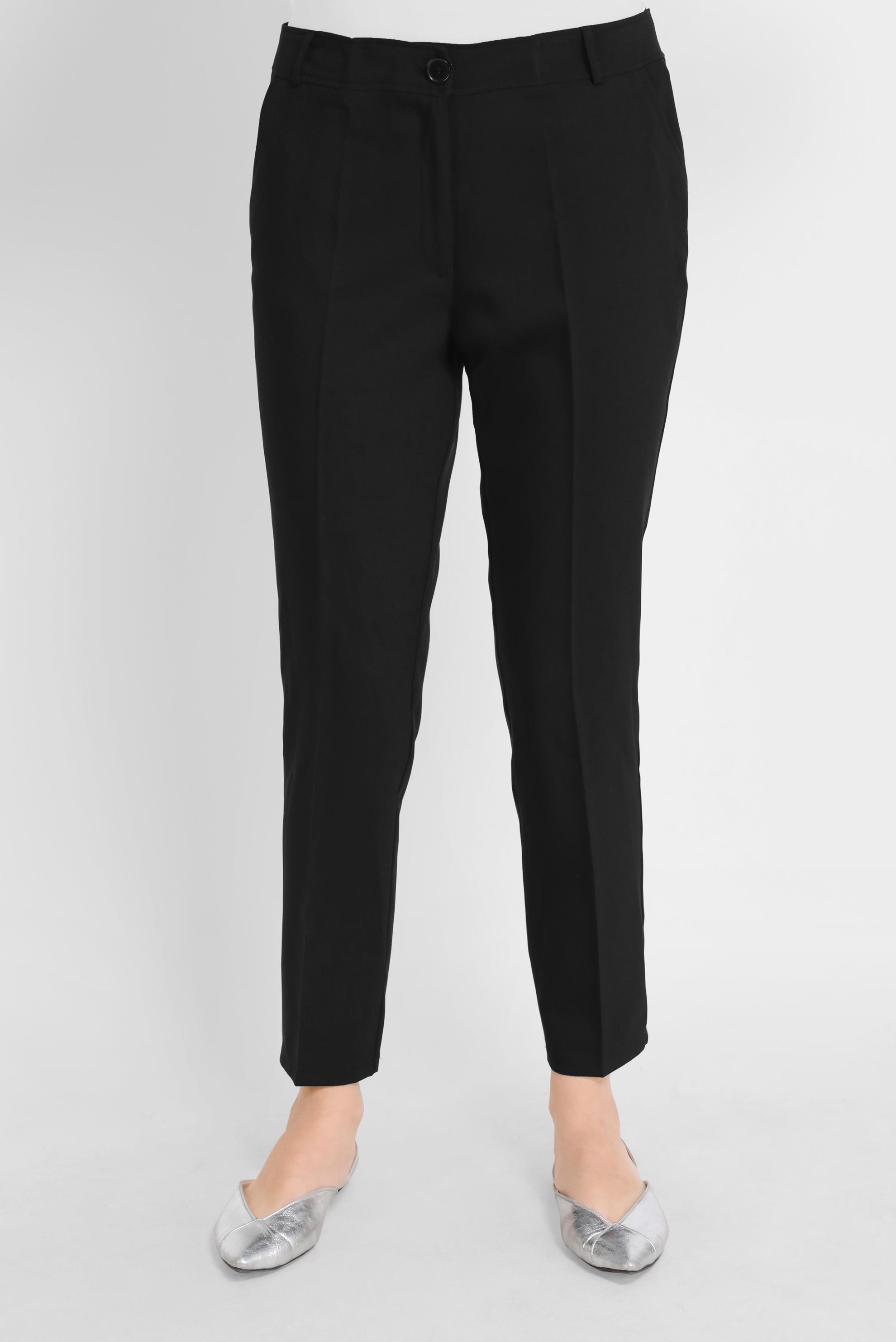 Tesettür giyim SİYAH ARA BEL PANTOLON 70182 