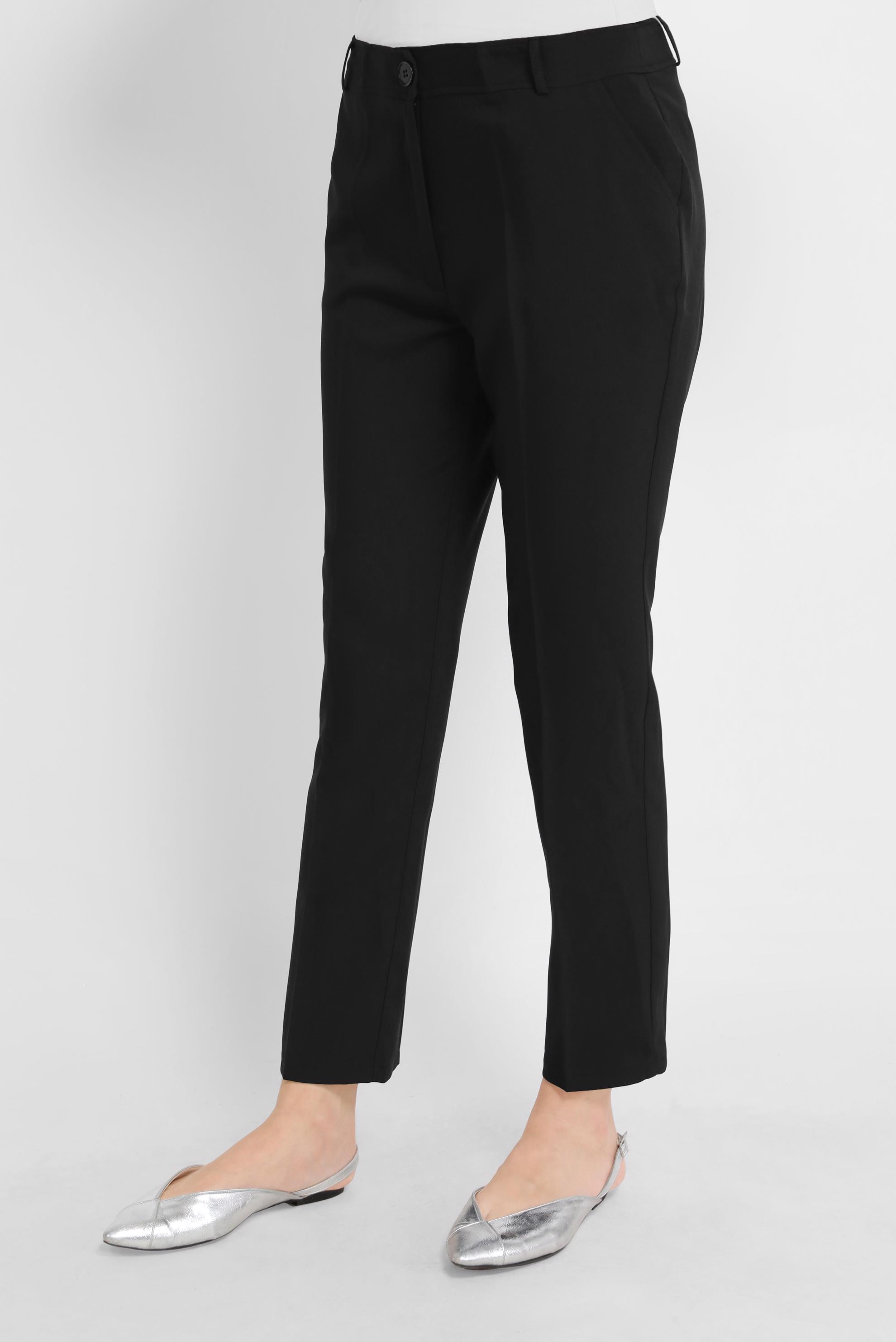 Tesettür giyim SİYAH ARA BEL PANTOLON 70182 