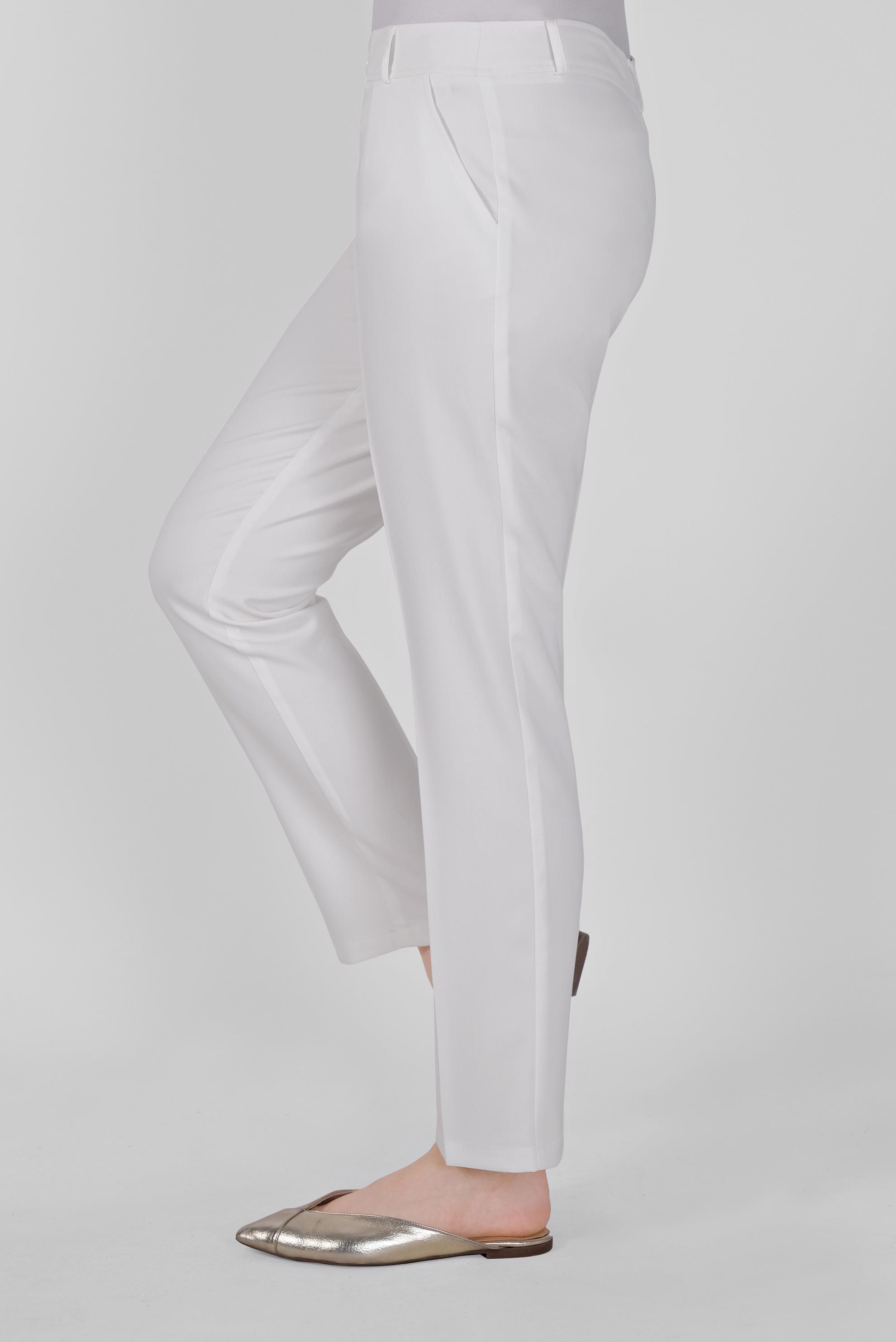 Tesettür giyim BEYAZ ARA BEL PANTOLON 70182 