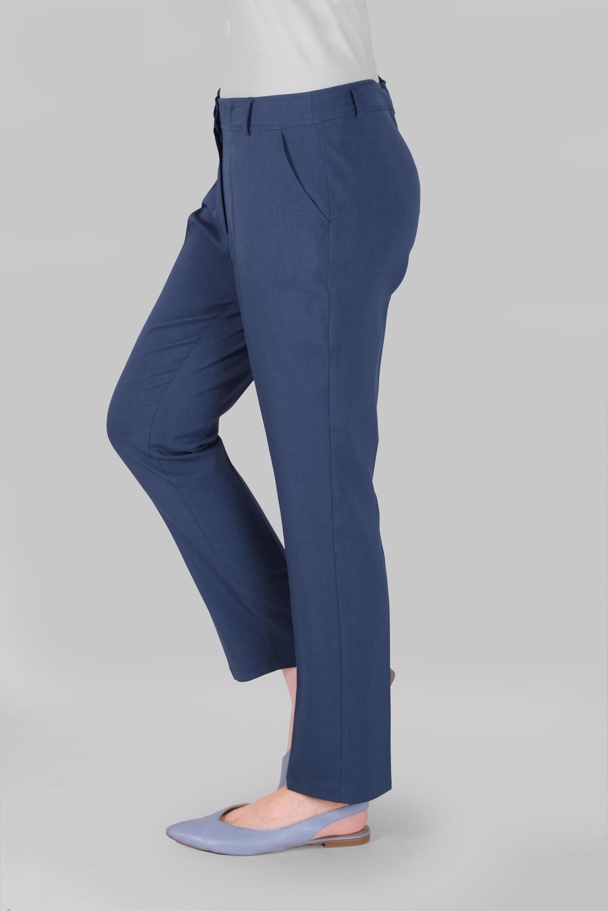 Tesettür giyim LACİVERT ARA BEL PANTOLON 70182 