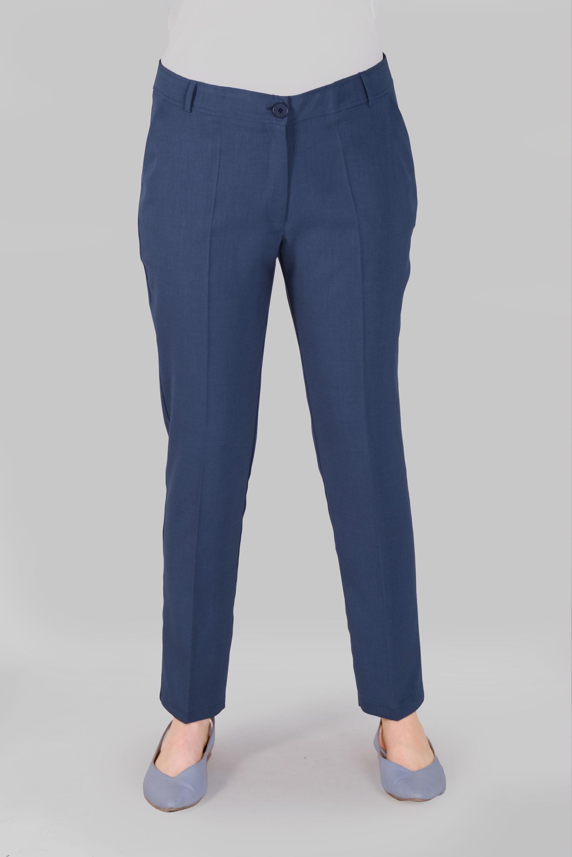 Tesettür giyim LACİVERT ARA BEL PANTOLON 70182 