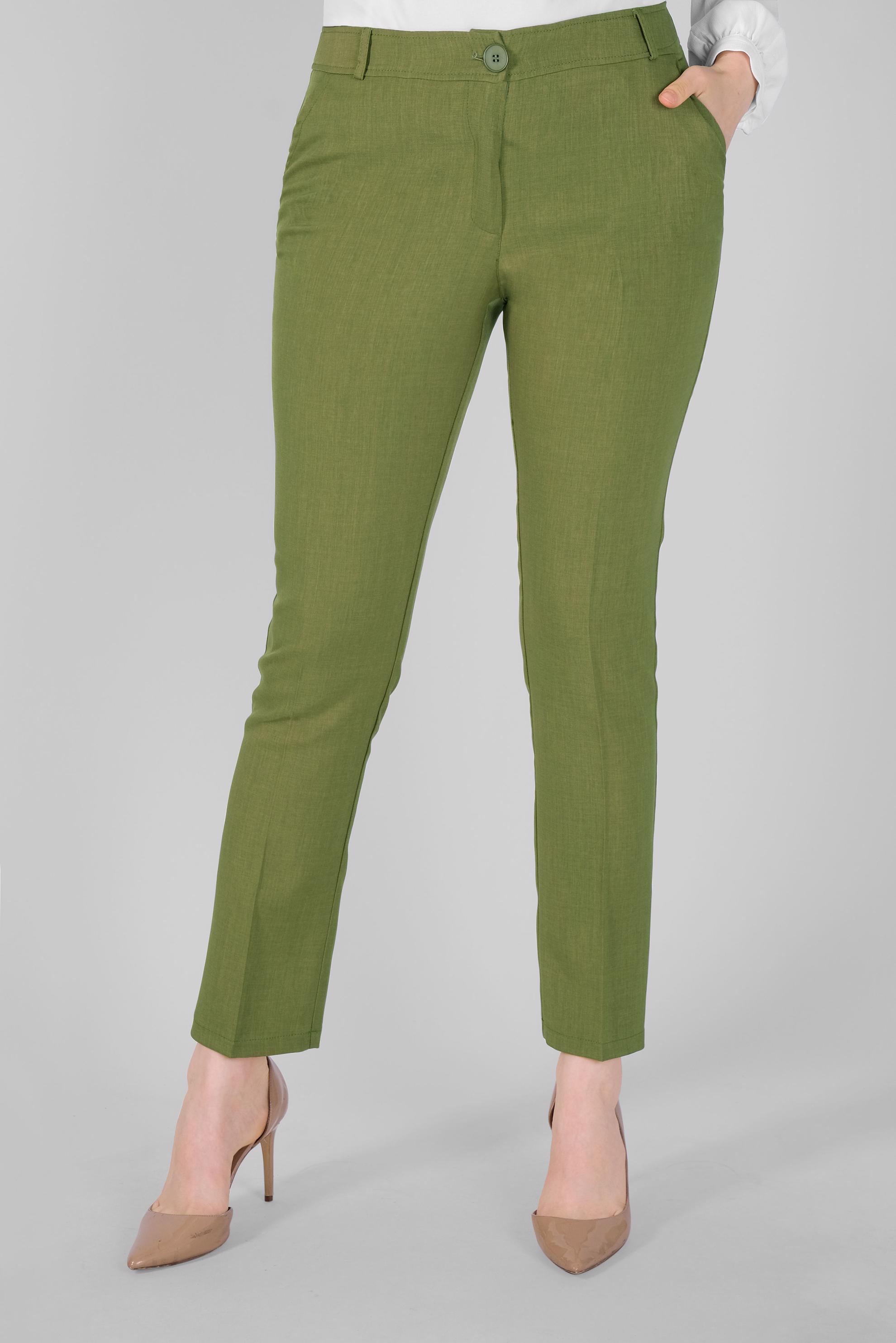 Tesettür giyim YEŞİL ARA BEL PANTOLON 70182 