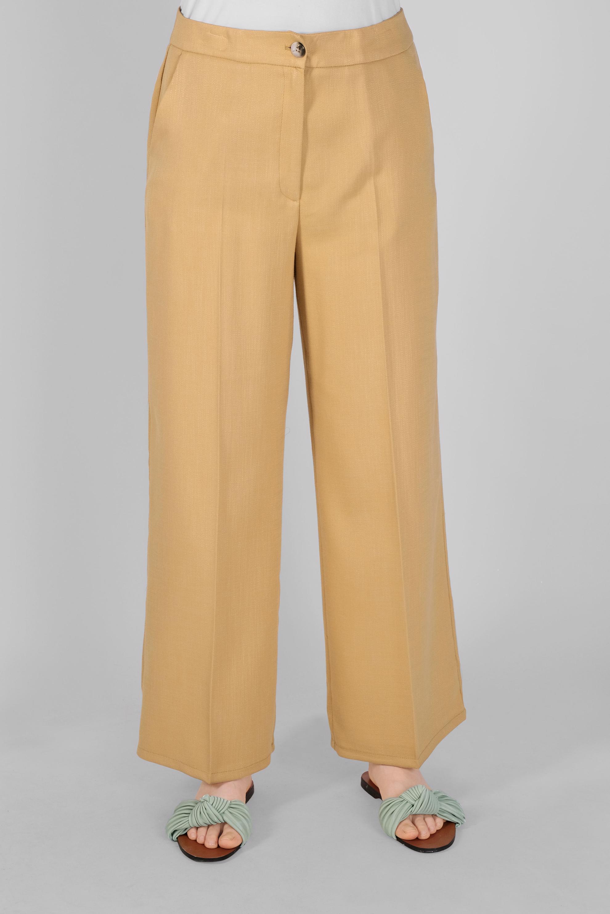 Tesettür giyim SARI BOL PAÇA PANTOLON 70184 