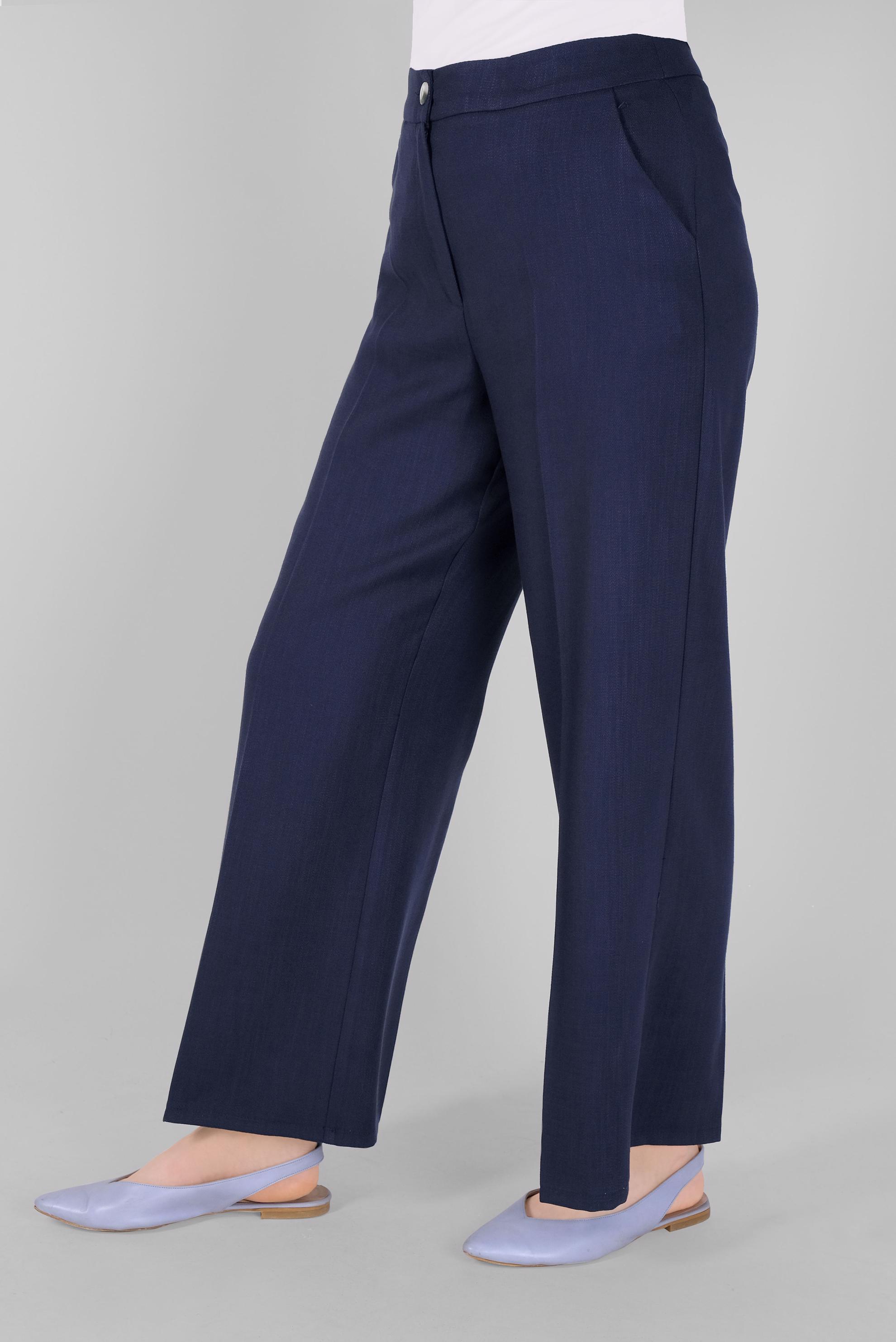 Tesettür giyim LACİVERT BOL PAÇA PANTOLON 70184 