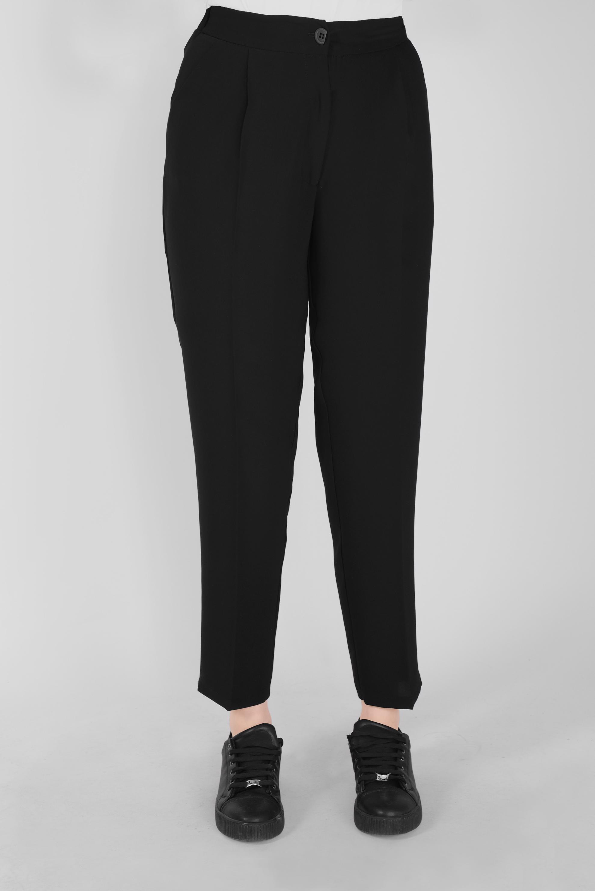 Tesettür giyim SİYAH  HAVUÇ PANTOLON 70186 