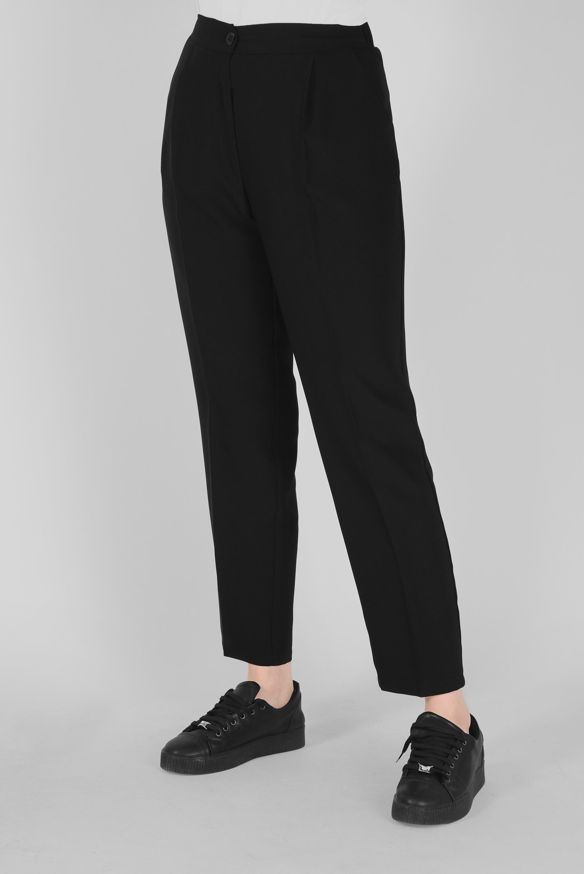 Tesettür giyim SİYAH  HAVUÇ PANTOLON 70186 