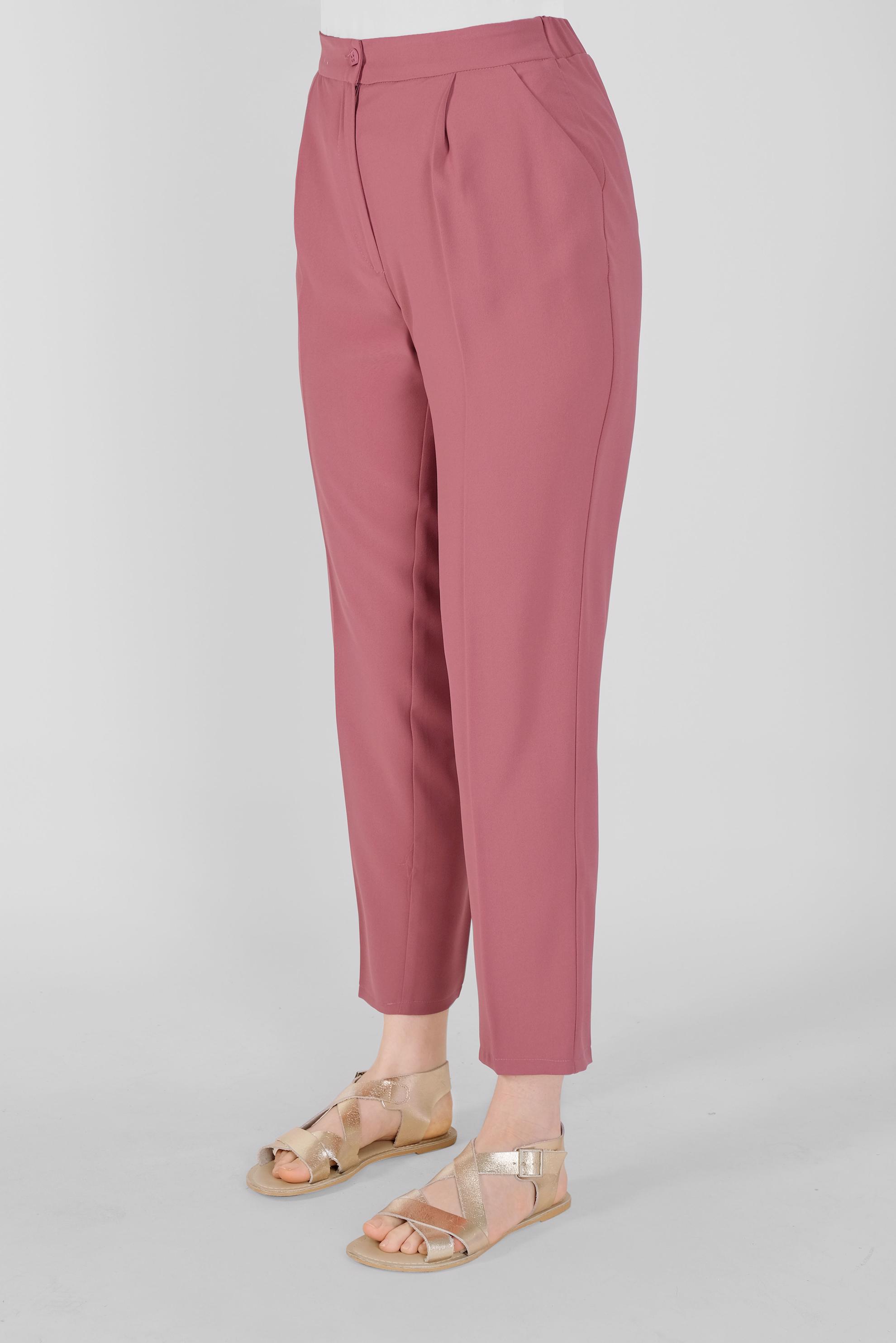 Tesettür giyim PEMBE  HAVUÇ PANTOLON 70186 