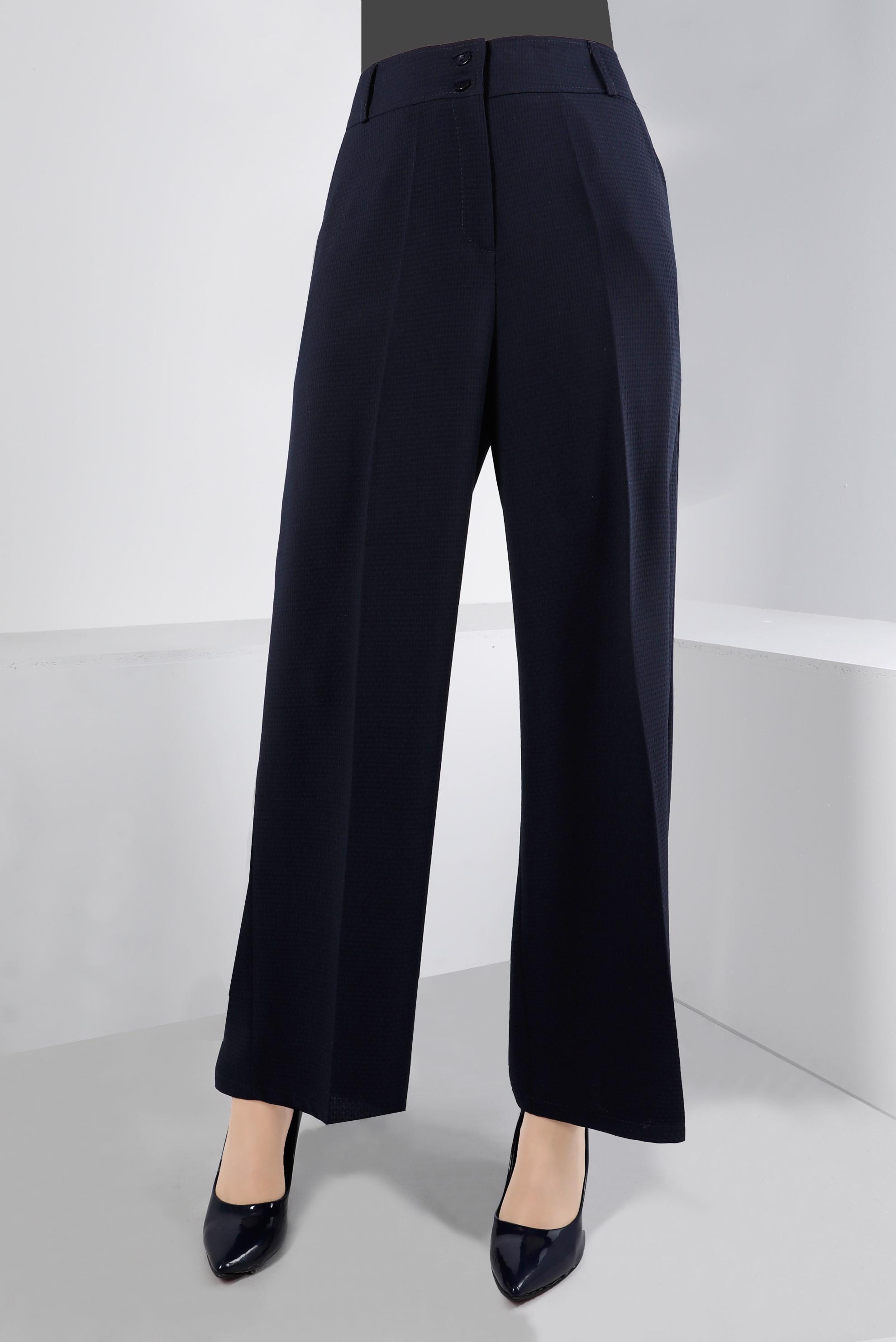 Tesettür giyim LACİVERT GENİŞ PAÇA PANTOLON 70191