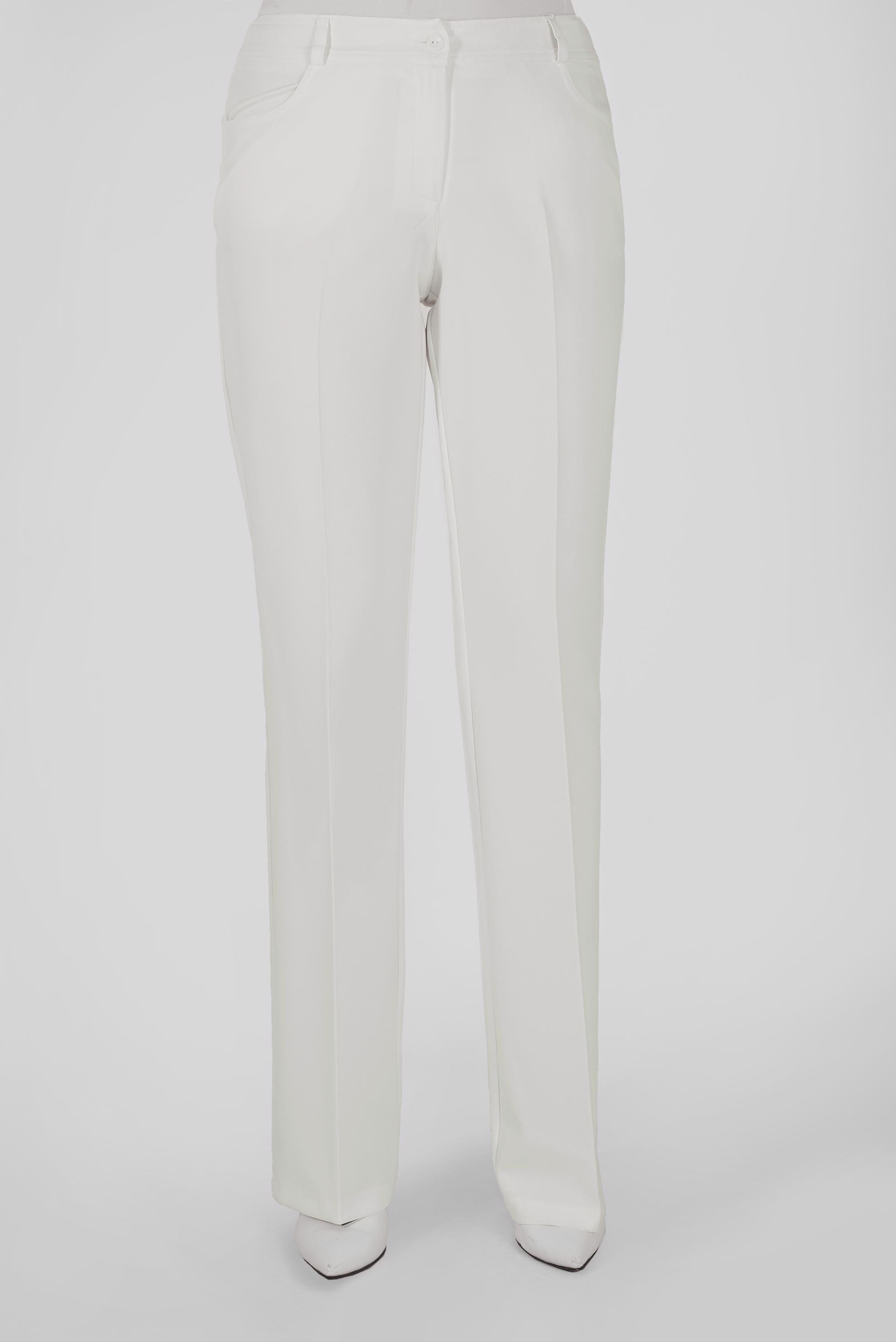 Tesettür giyim BEYAZ ARA BEL DÜĞMELİ PANTOLON 70192 