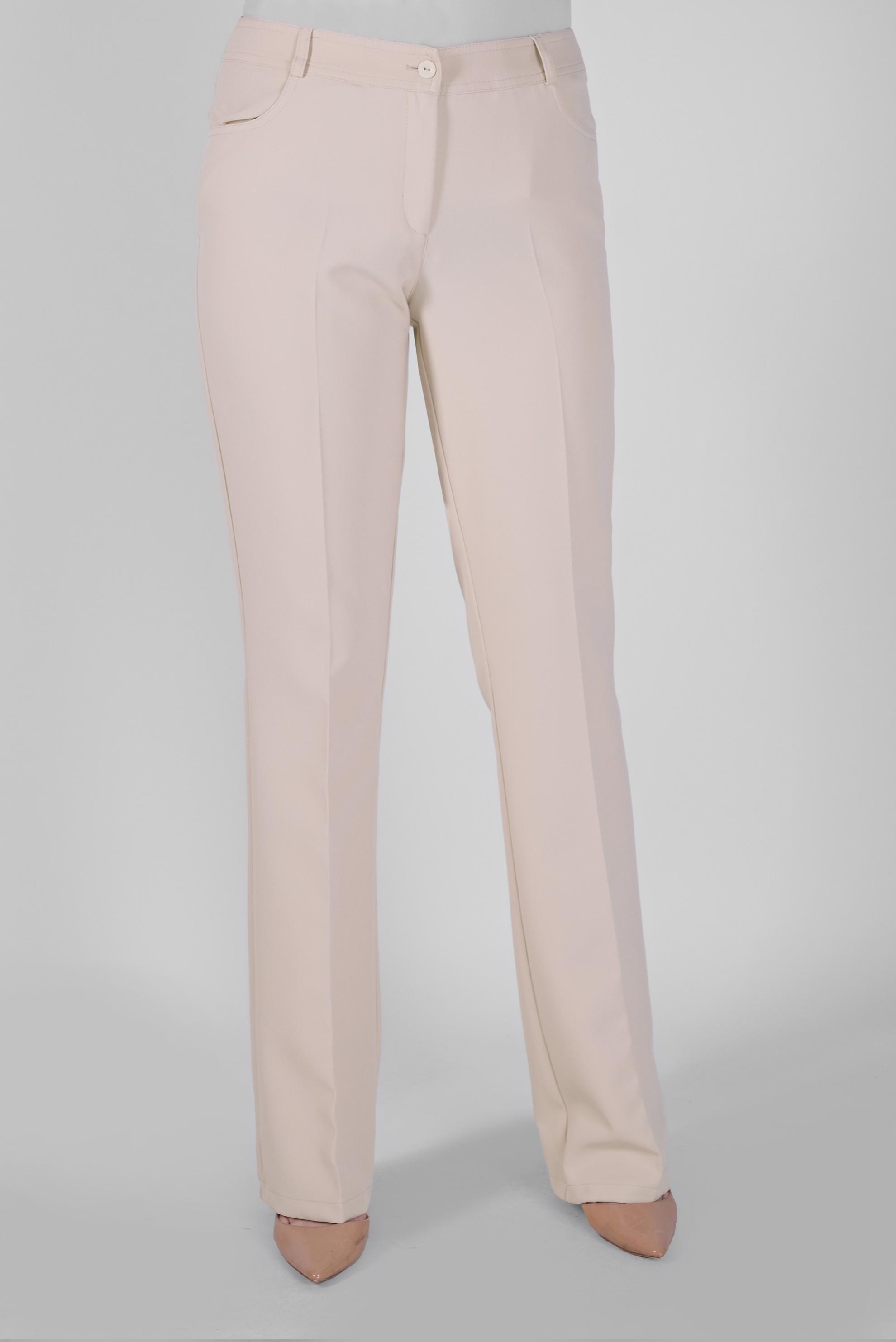 Tesettür giyim BEJ ARA BEL DÜĞMELİ PANTOLON 70192 