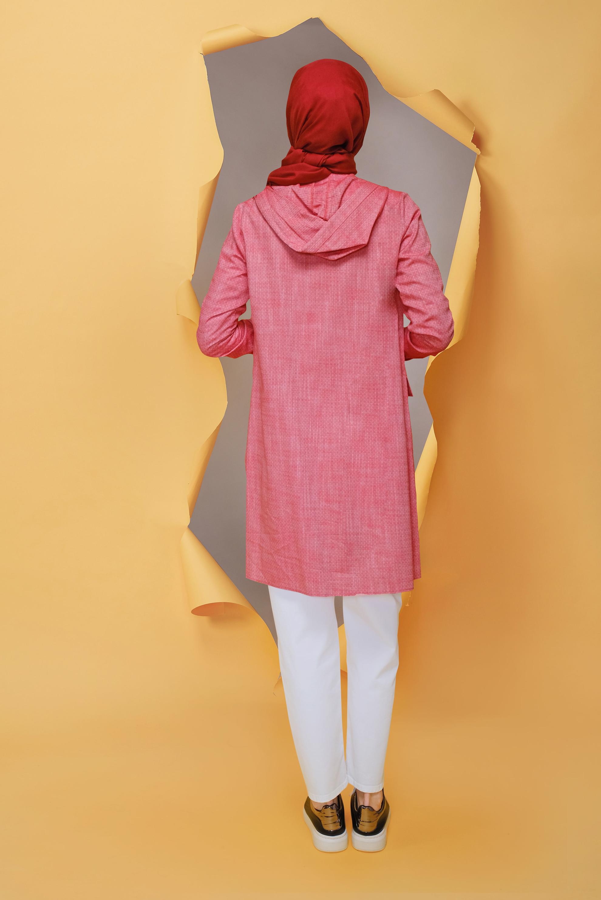 Tesettür giyim BEYAZ BELİ LASTİKLİ PANTOLON 70220