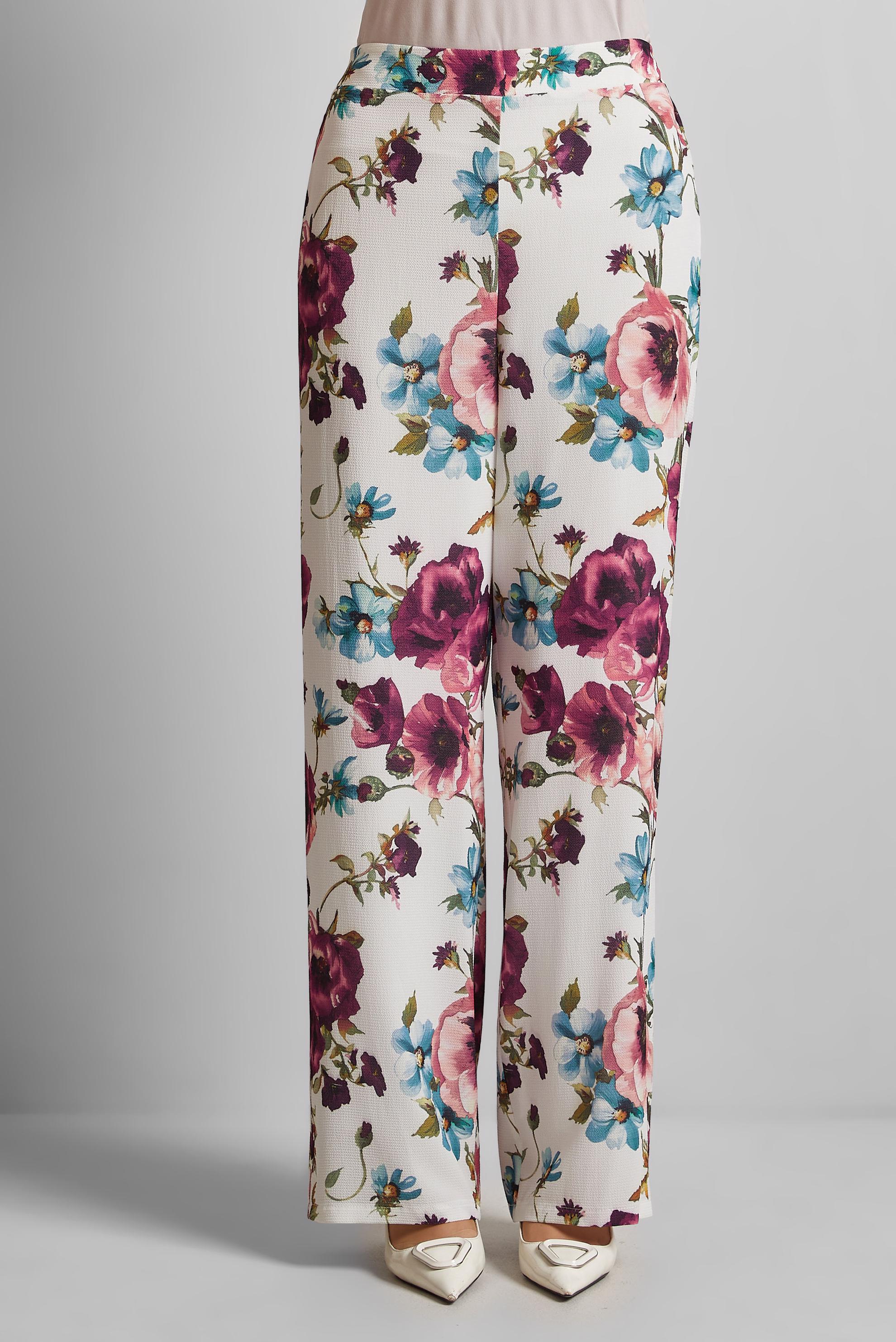 Tesettür giyim MÜRDÜM DESENLİ PANTOLON 70254