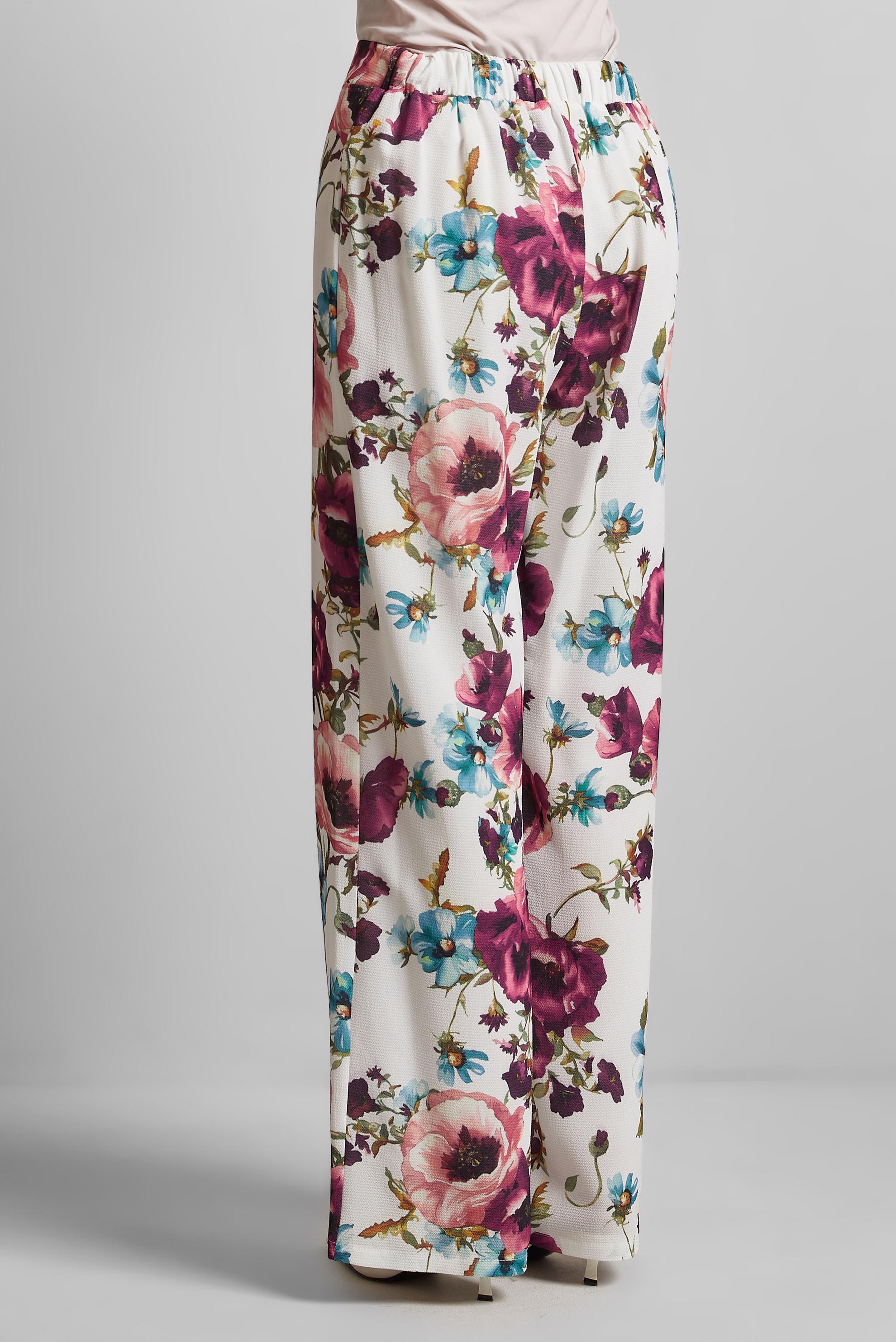 Tesettür giyim MÜRDÜM DESENLİ PANTOLON 70254