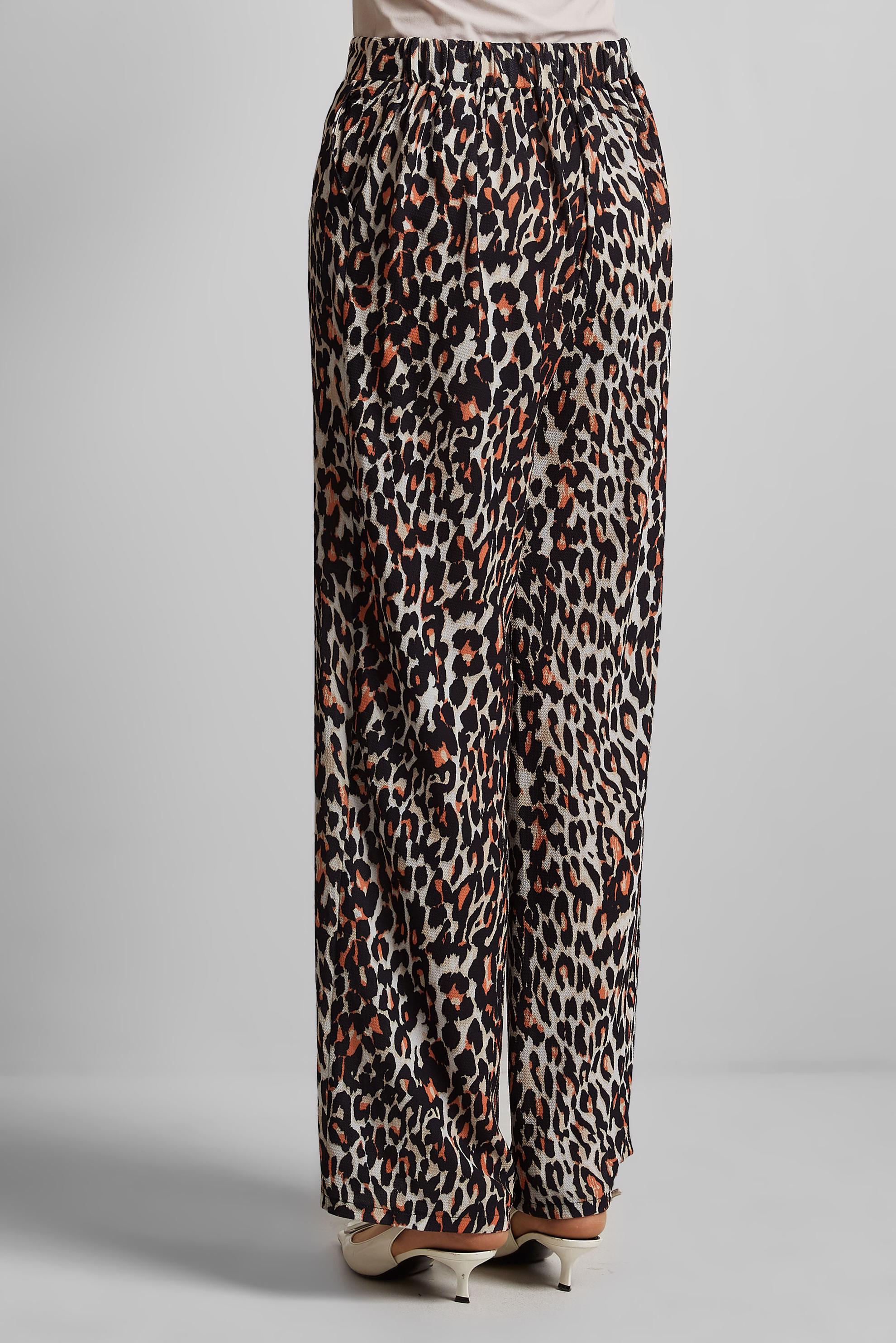 Tesettür giyim TURUNCU LEOPAR DESENLİ PANTOLON 70259