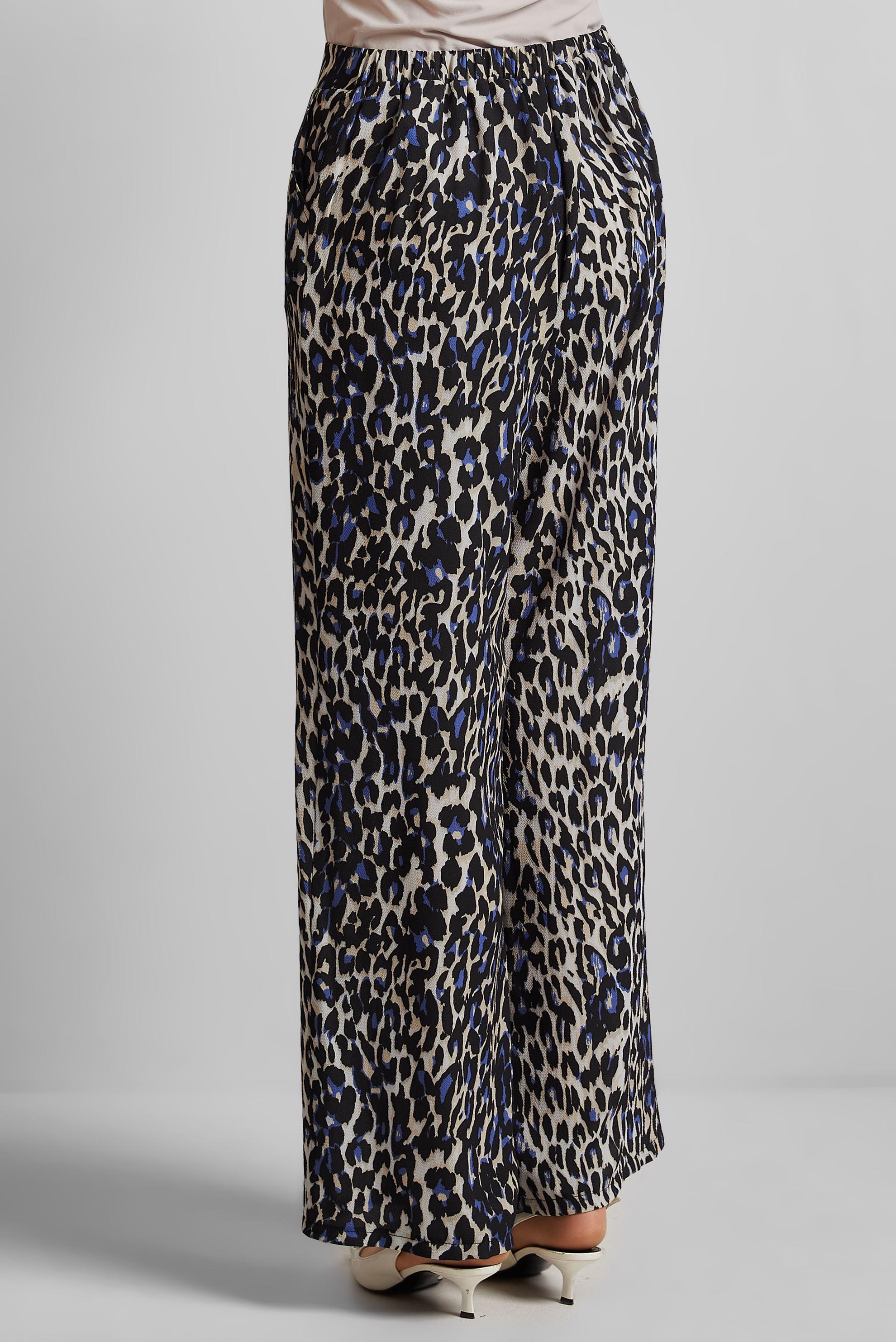 Tesettür giyim LACİVERT LEOPAR DESENLİ PANTOLON 70259