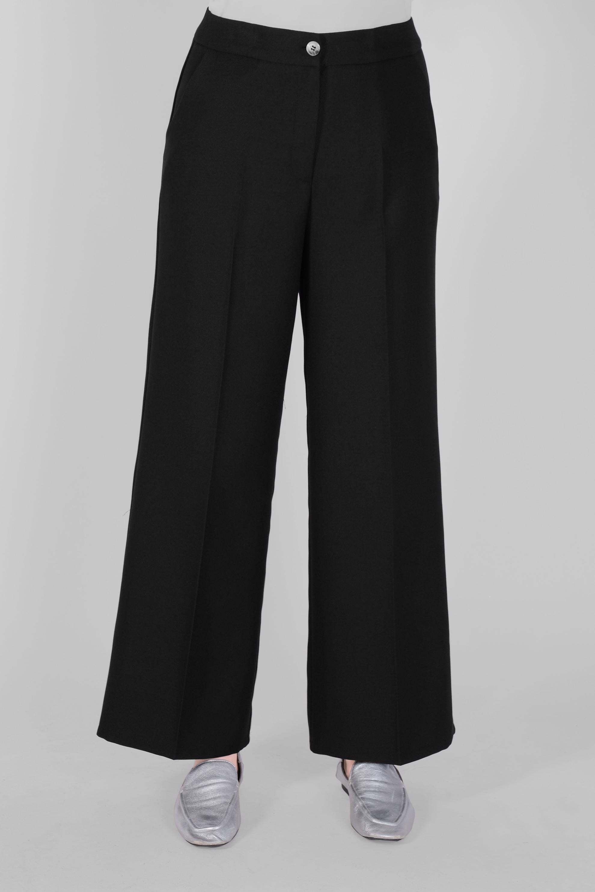 Tesettür giyim SİYAH ARA BEL PANTOLON 70184-1 