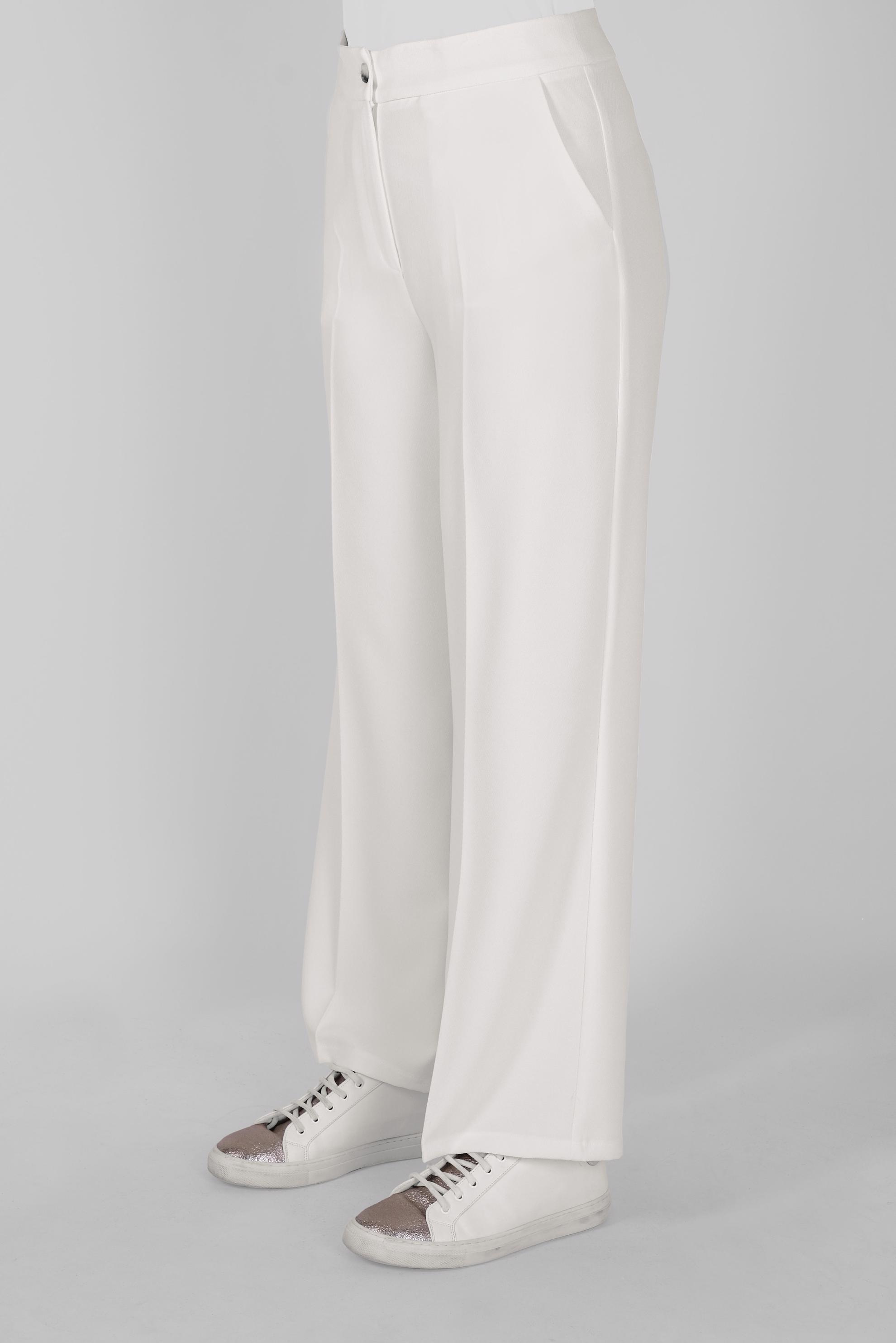 Tesettür giyim BEYAZ ARA BEL PANTOLON 70184-1 