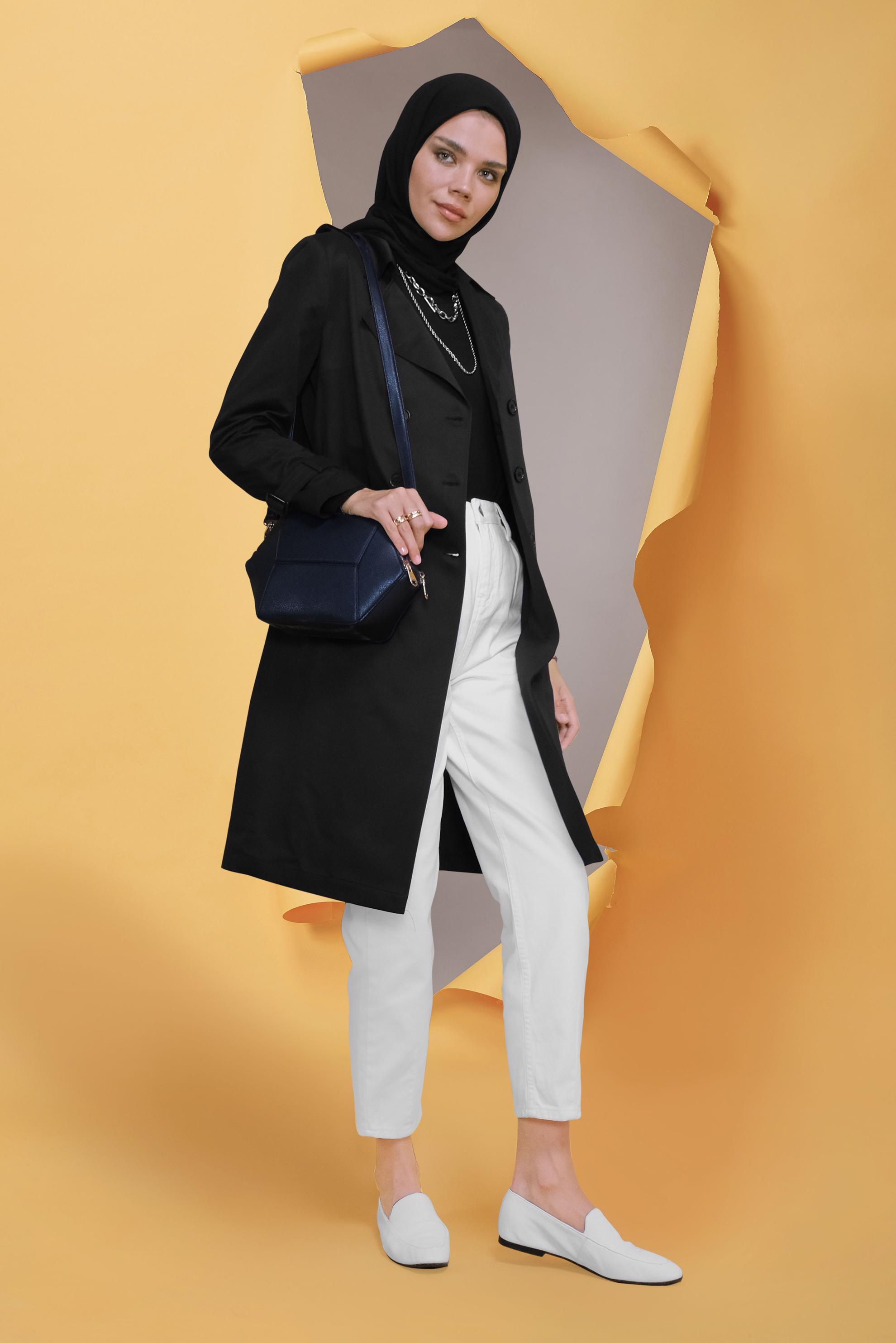 Vêtements hijab BLANC PANTALON 70218-1